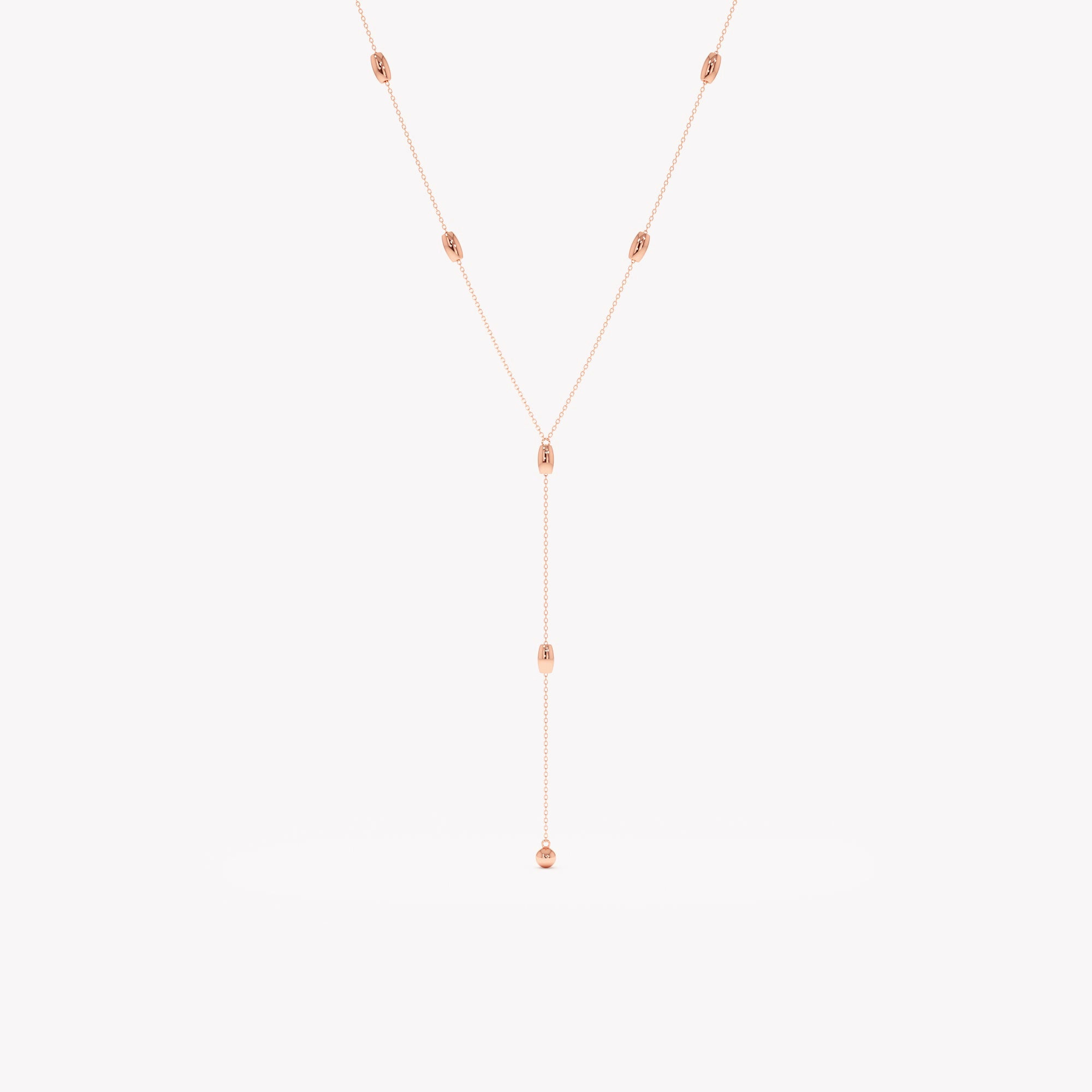 Versatile Beaded Lariat Necklace