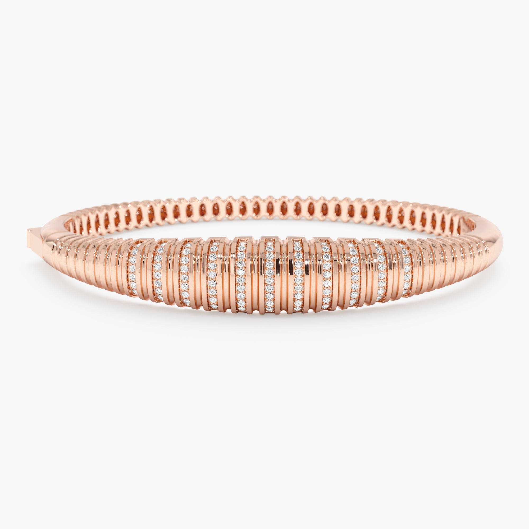 Lunar Glow Diamond Bangle