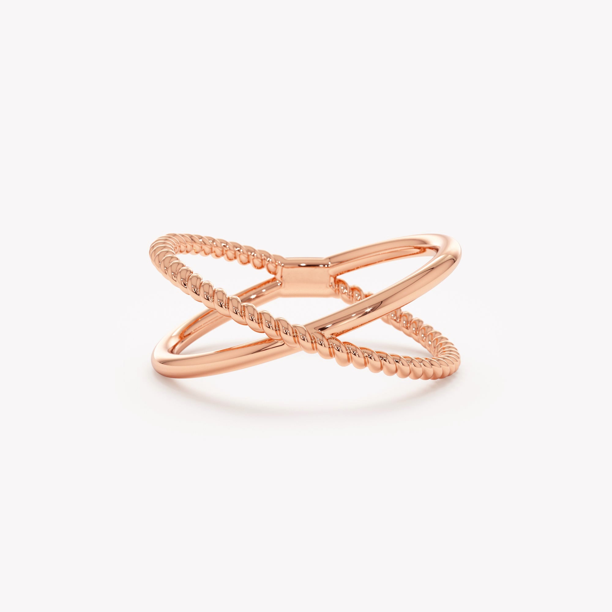 Interlaced Silver Band