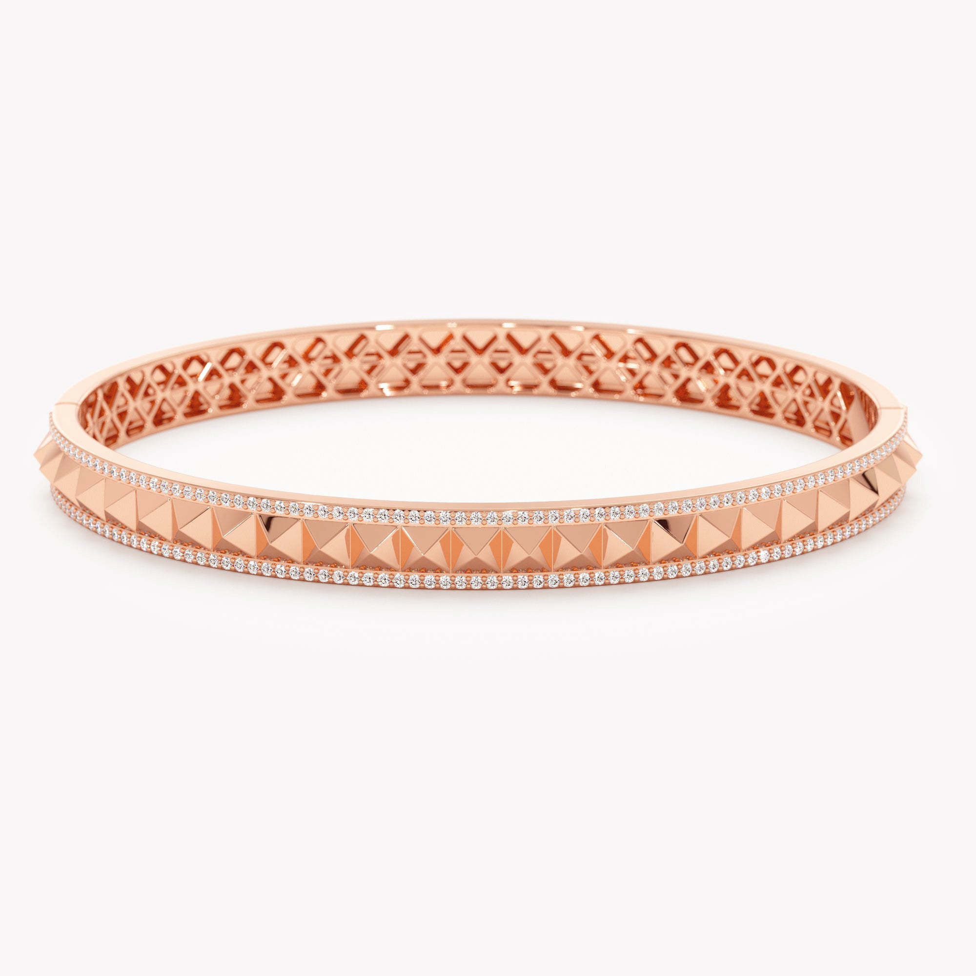 Modern Pyramid Bangle