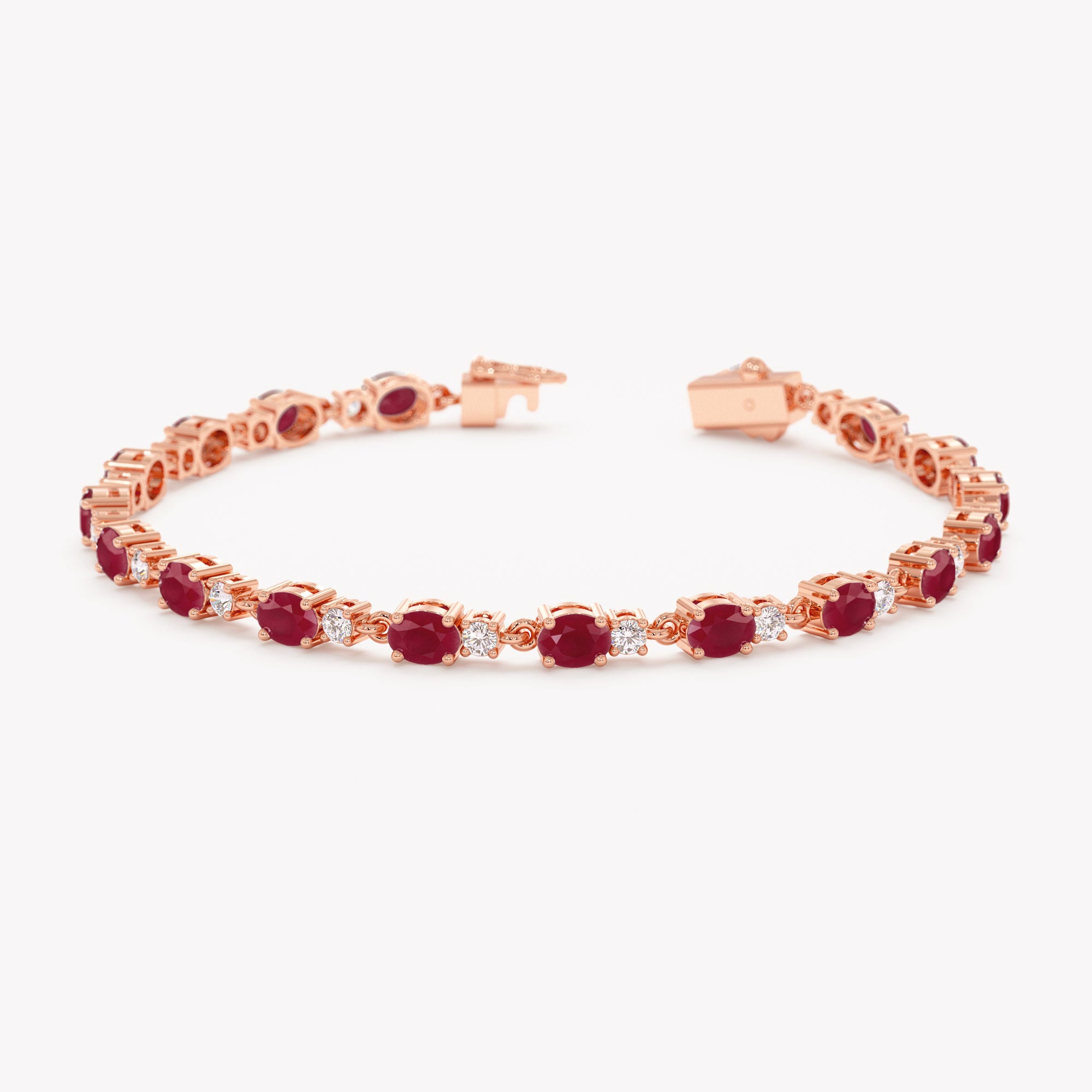 Rosette Ruby Bracelet