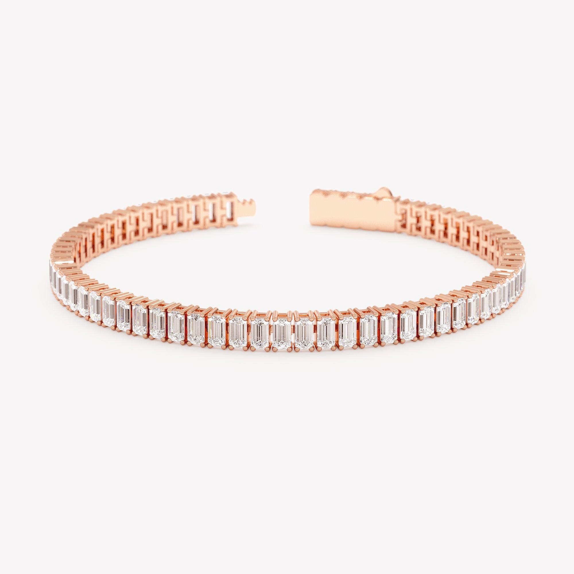 Refined Baguette Sparkle Tennis Bracelet