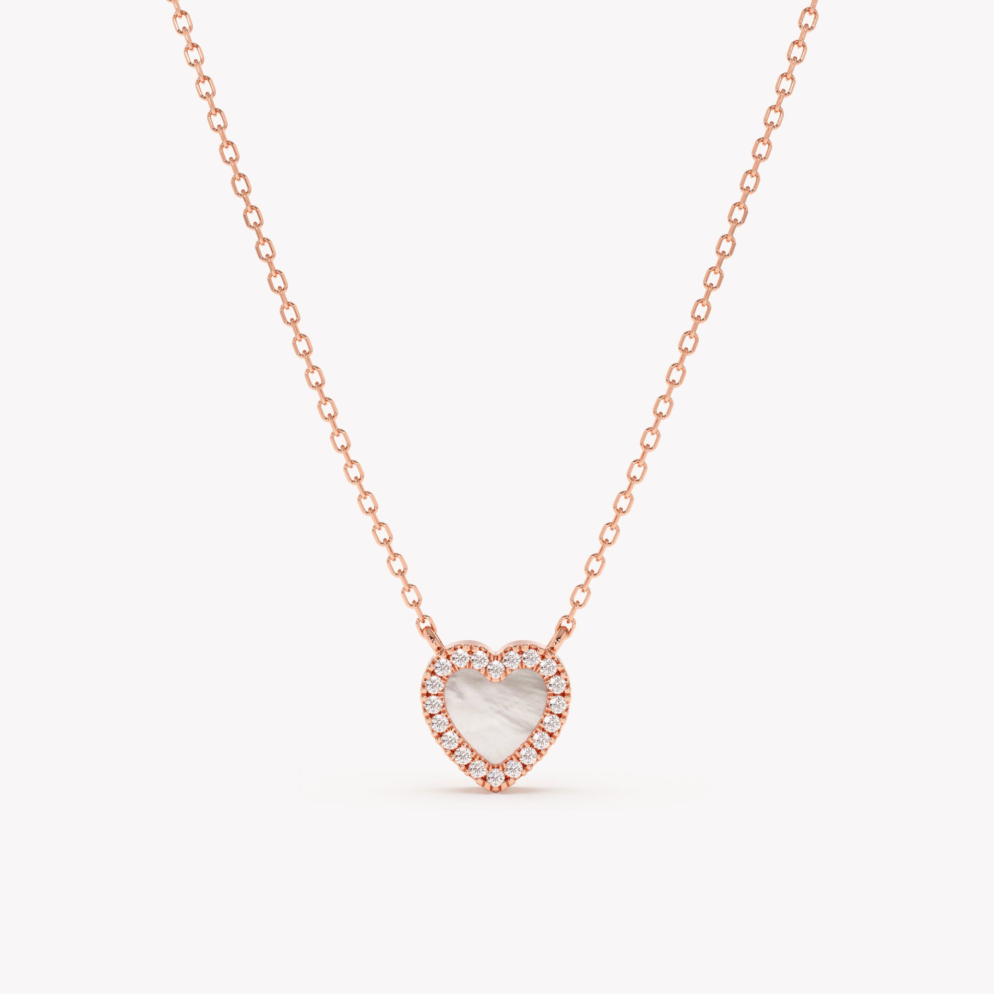 Pearl Kiss Heart Necklace