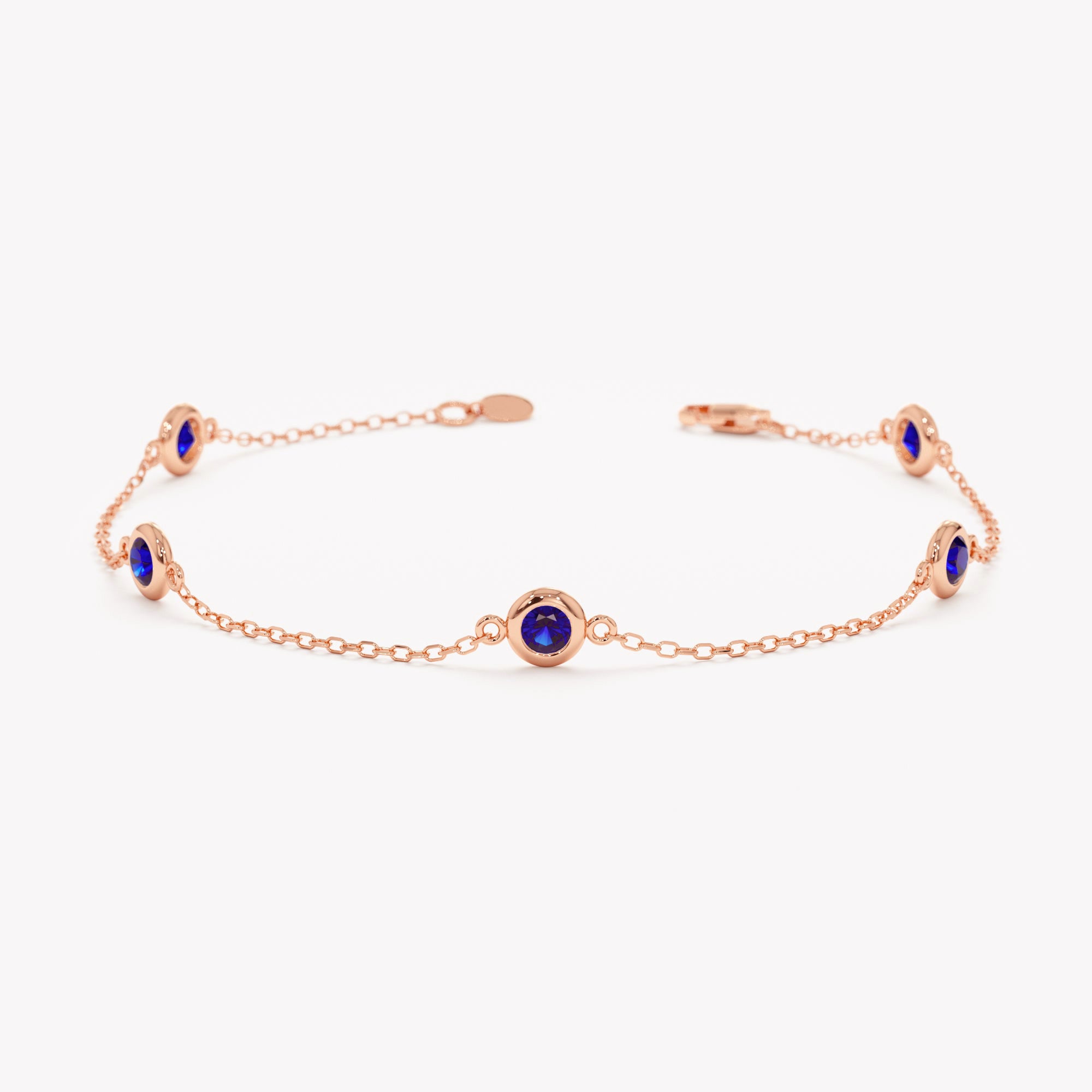 Radiant Sapphire Station Chain