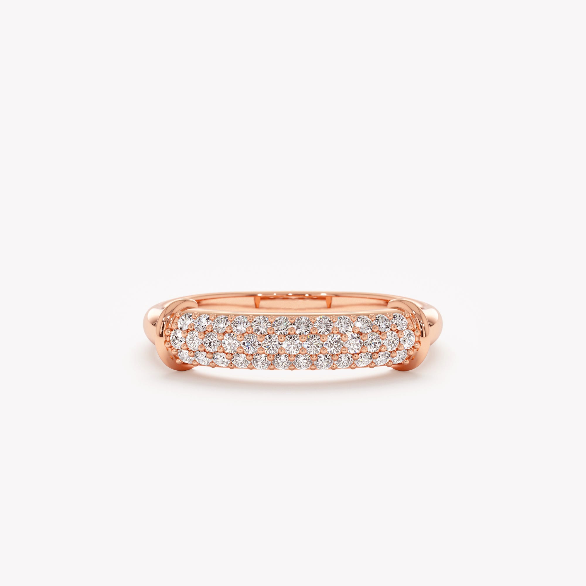 Celeste Paved Dome Ring