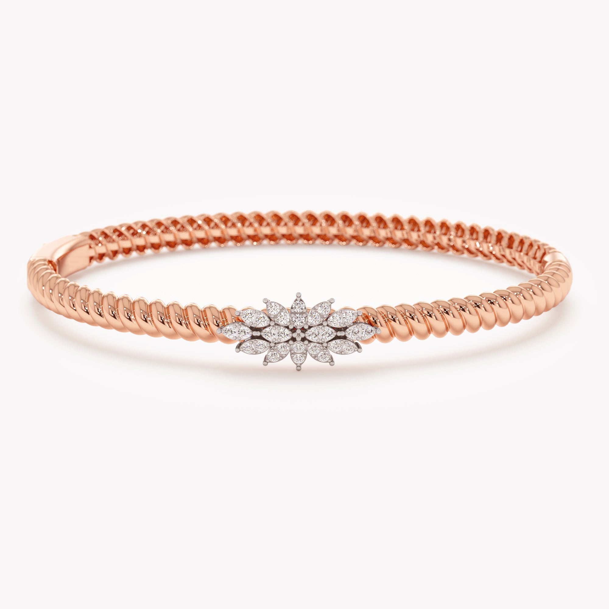 Gleaming Spiral Bracelet
