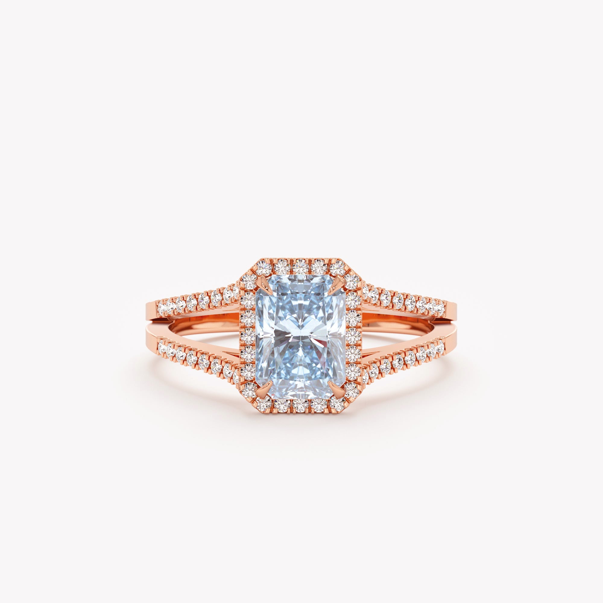 Diamond Blue Topaz Sparkle Ring