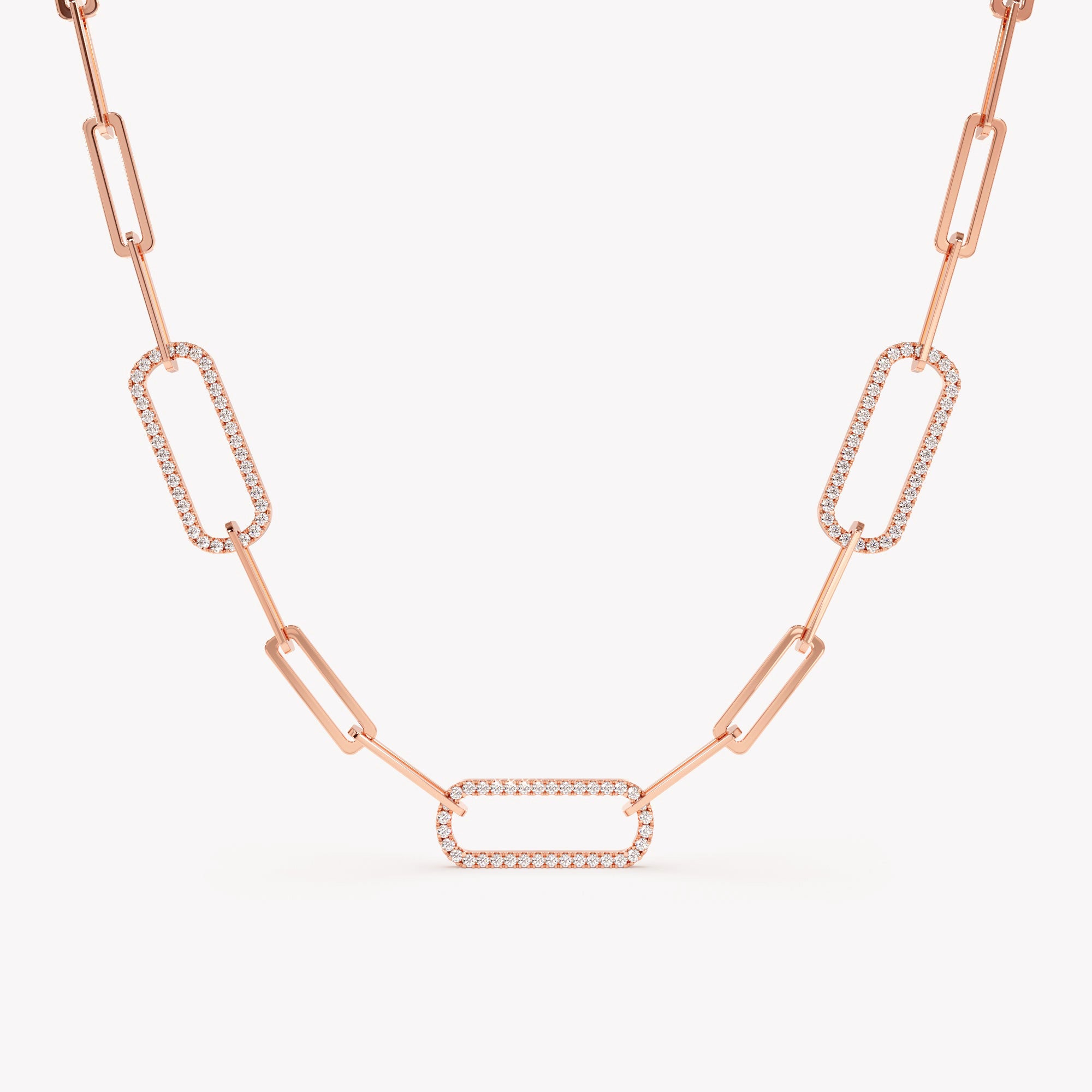 Edgy Paperclip Necklace