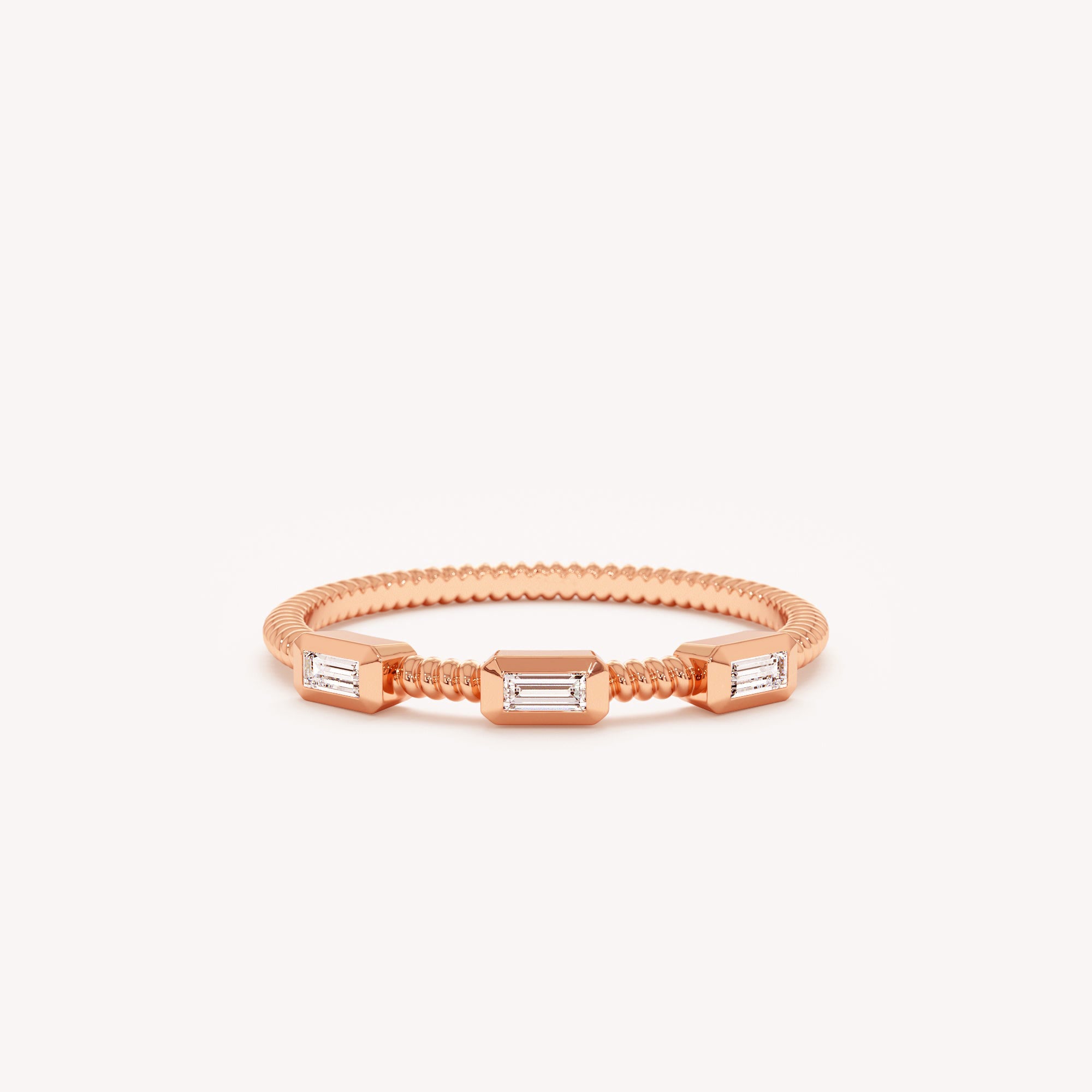 Gleam Baguette Station Ring