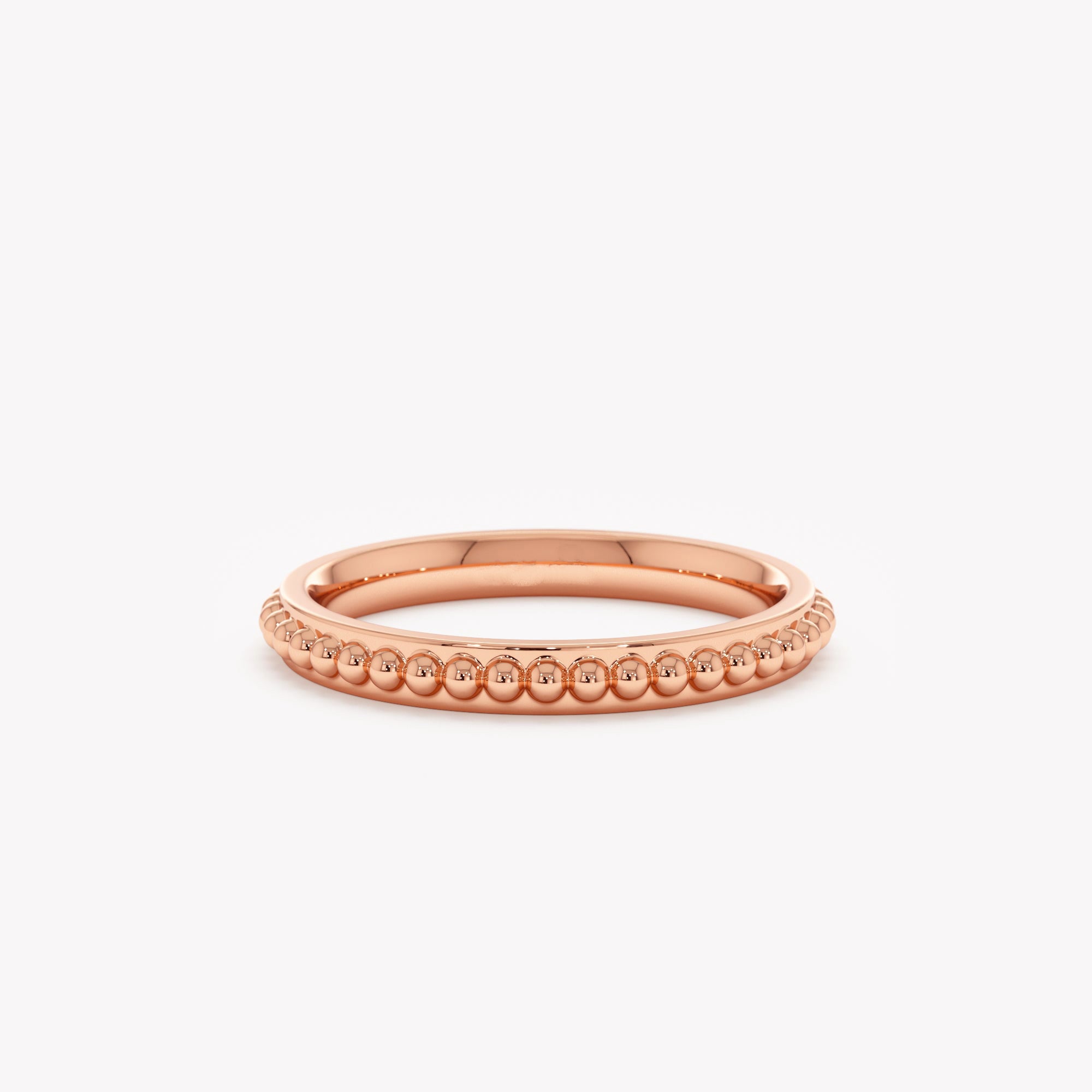 Textured Bead Eternity Band