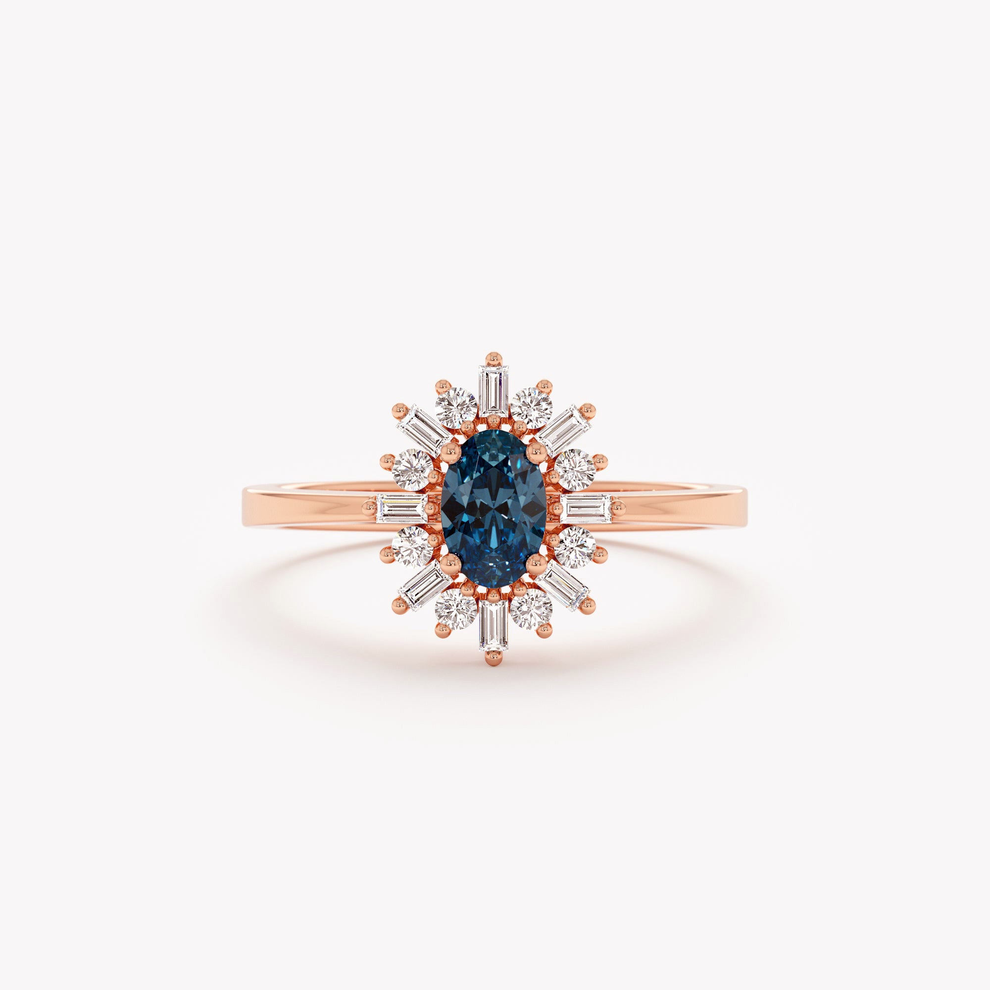 Sapphire Sky Topaz Ring
