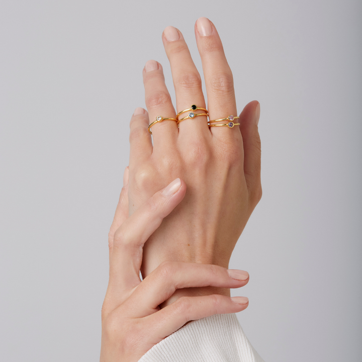 Aqua Solitaire: Serene Elegance in a Ring - Jewel Edition