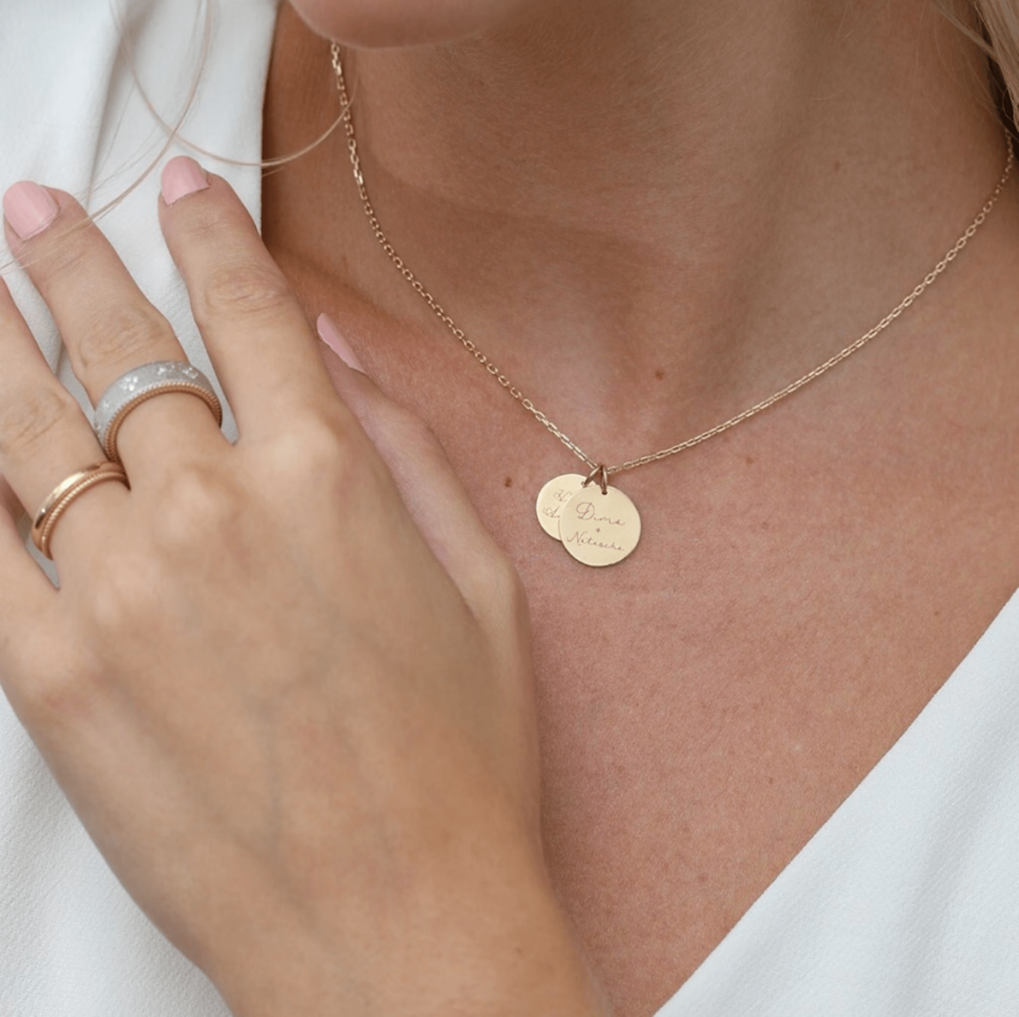 Personalized Circle Pendant