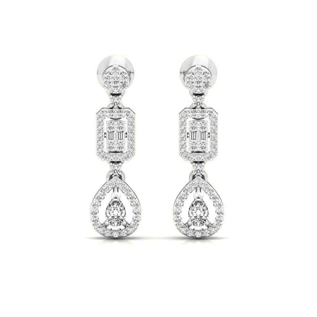 1.50 CTW Diamond Leverback Earrings: Sparkle in Style for Timeless Elegance, Perfect for Every Occasion