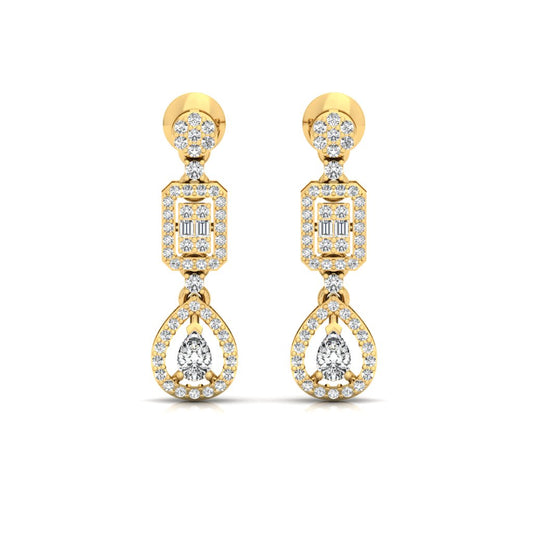 1.50 CTW Diamond Leverback Earrings: Sparkle in Style for Timeless Elegance, Perfect for Every Occasion