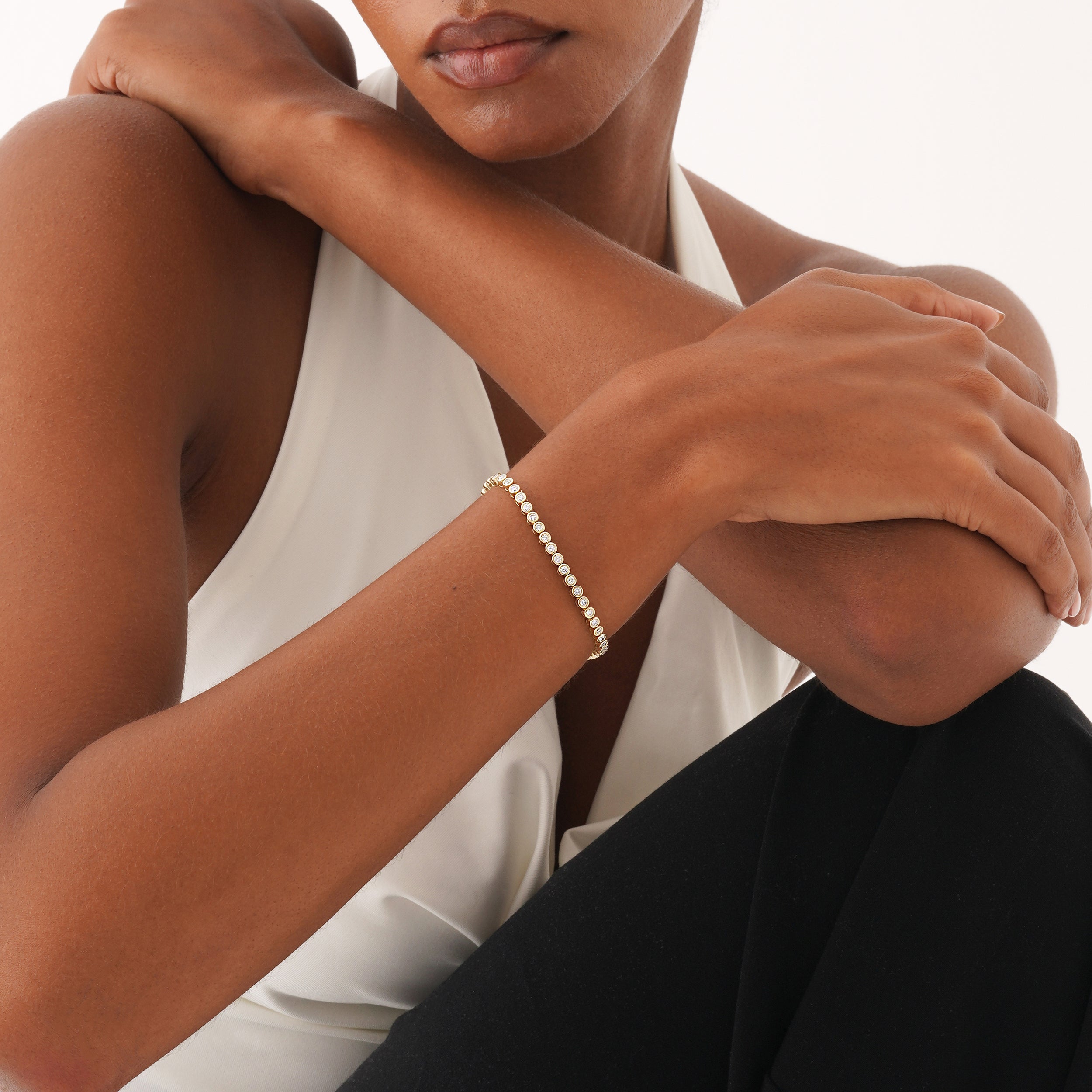 Dazzle Bezel Tennis Bracelet