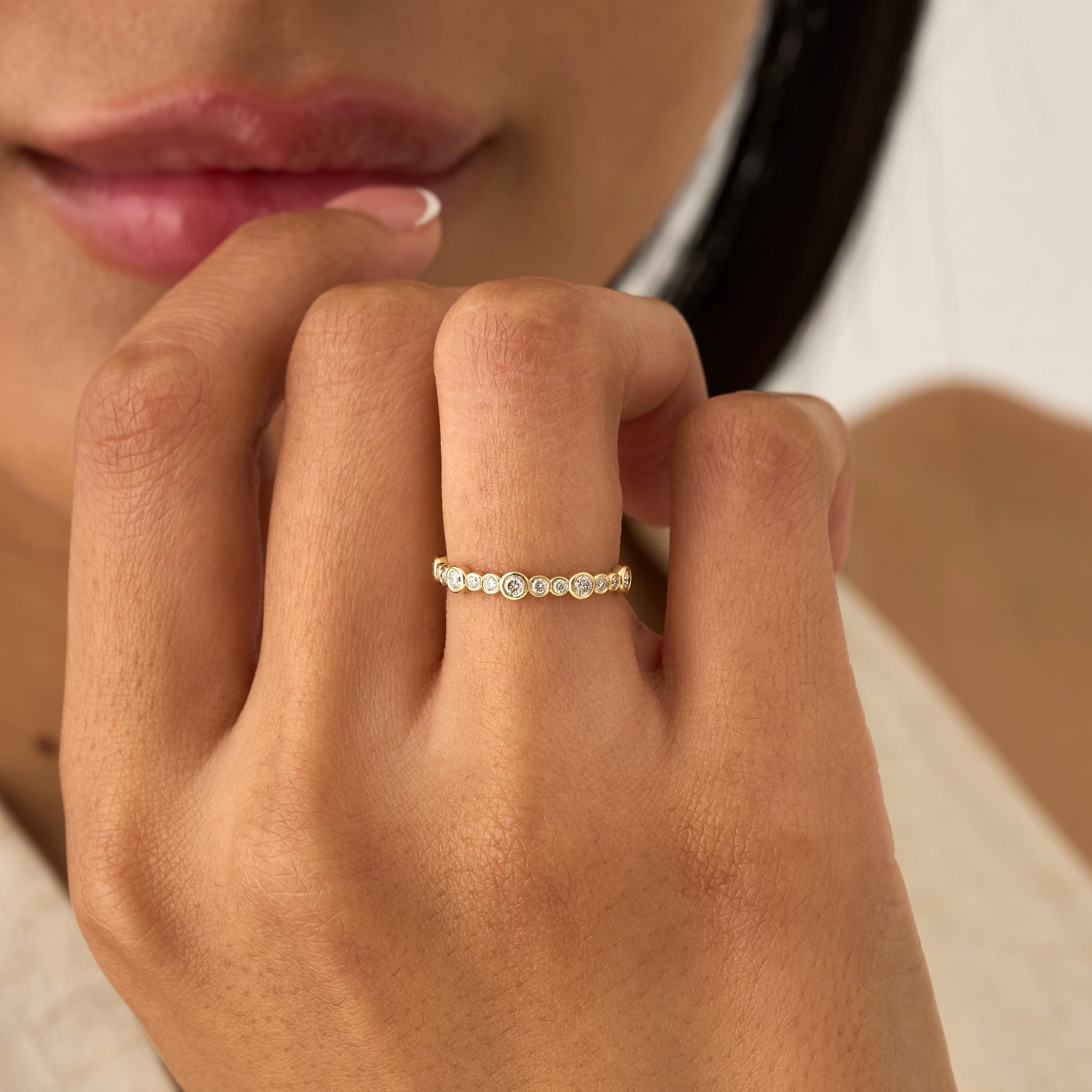 Luminous Bubble Stacking Ring