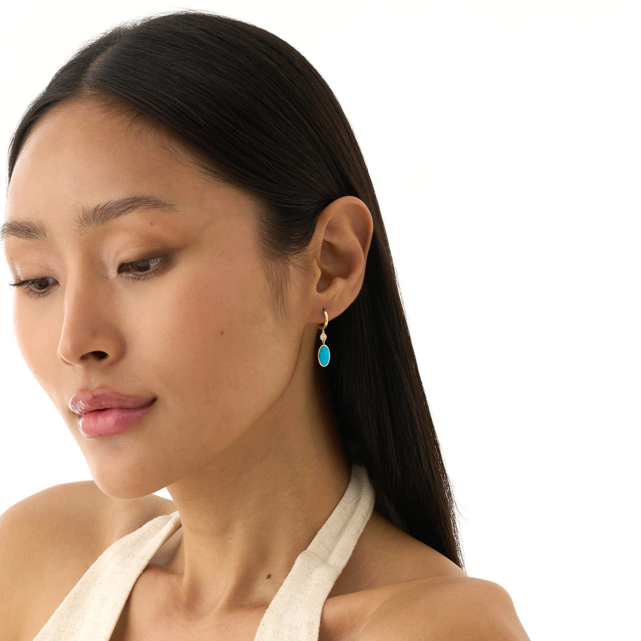 Sky Stone Drop Earrings