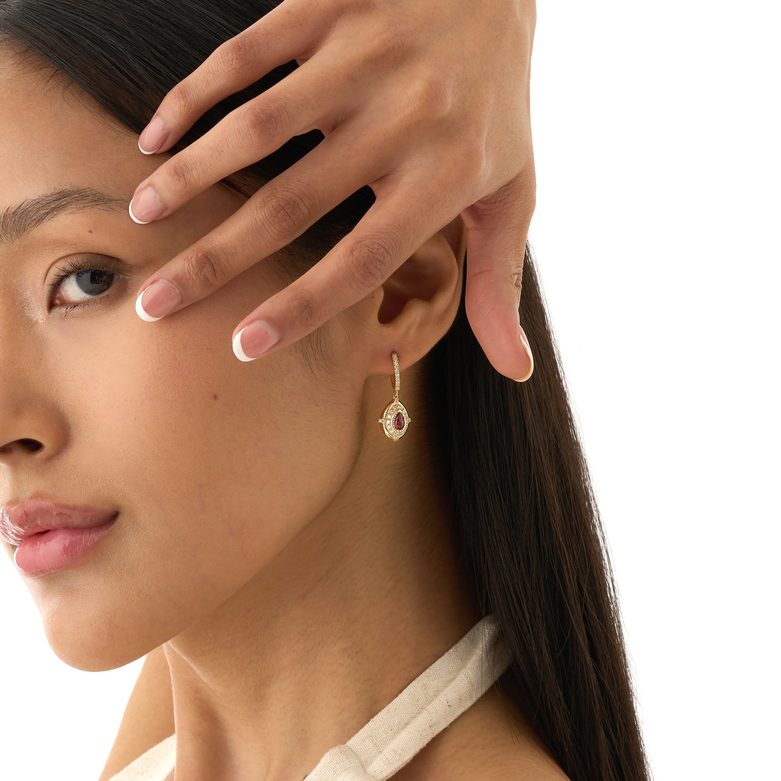Pink Solstice Hoops