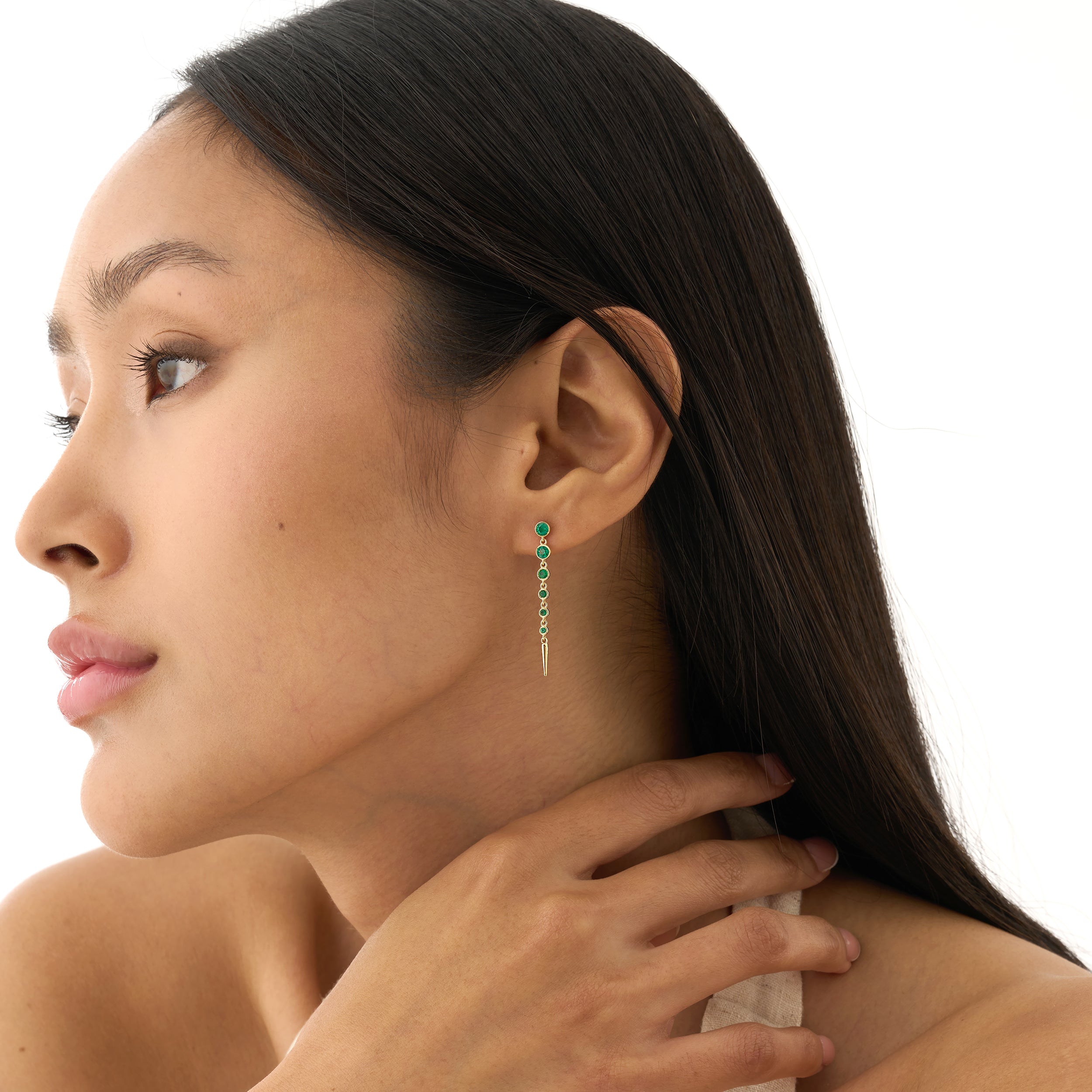 Stepwise Drop Earrings