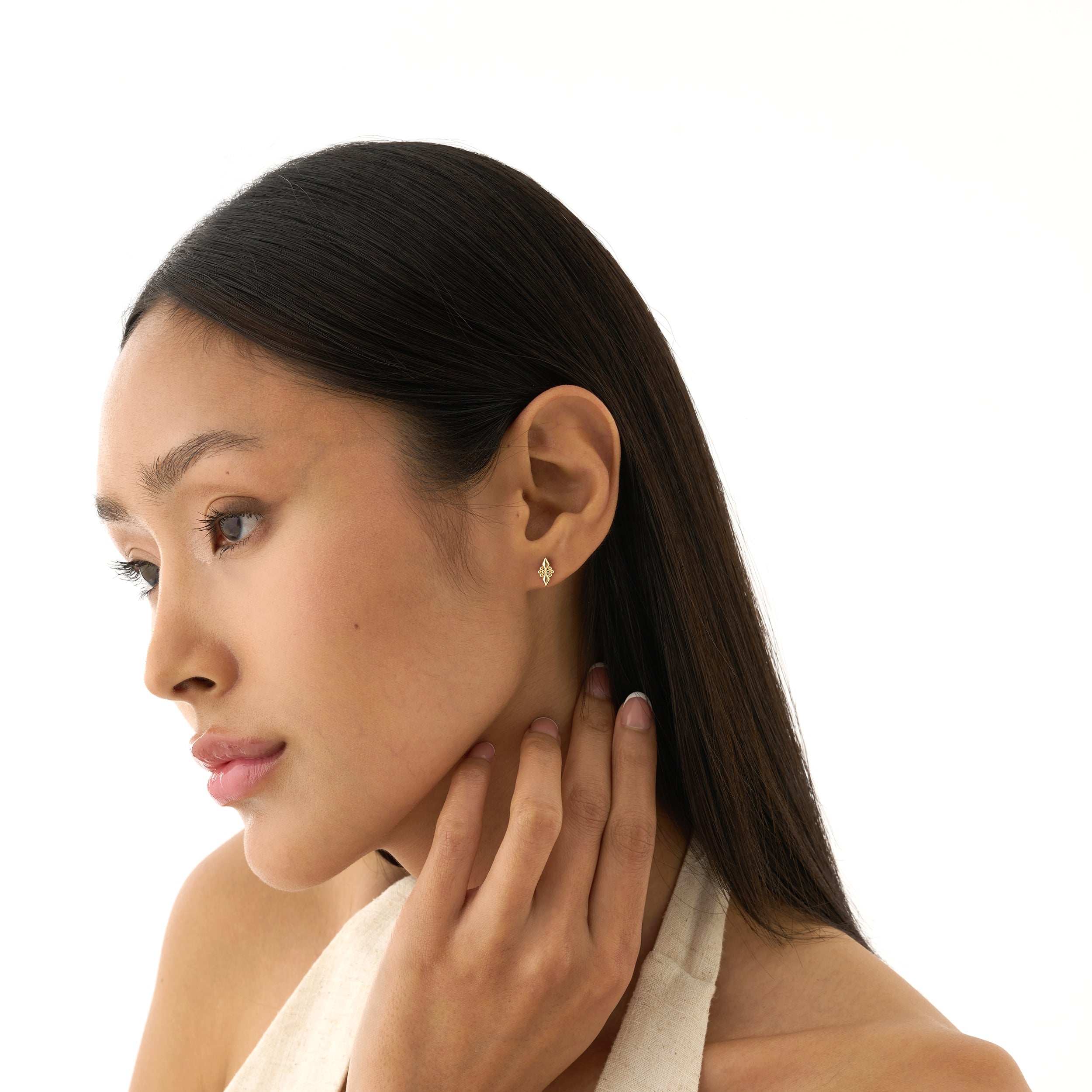 Angular Stud Earrings