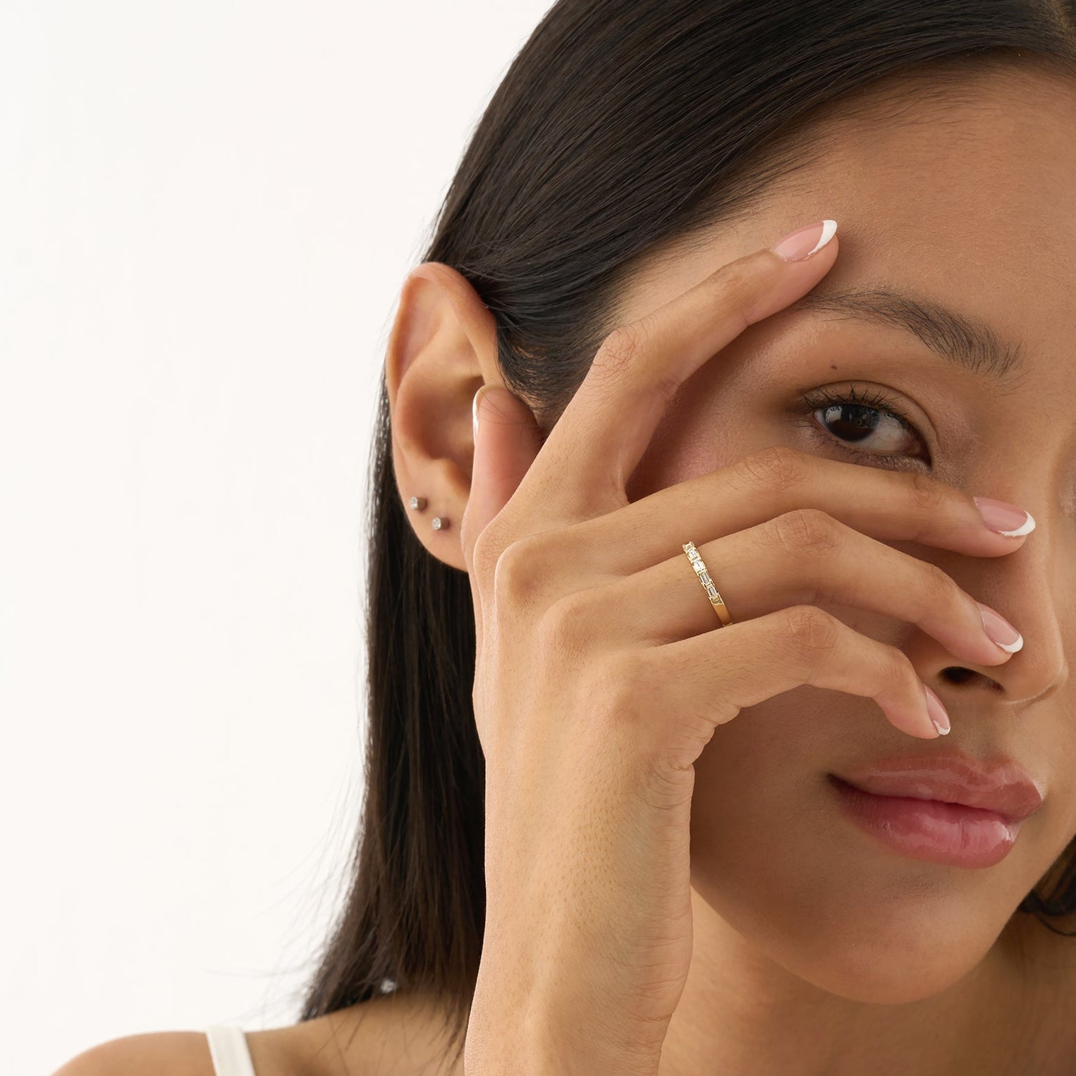 Lustre Line Lab Diamond Ring