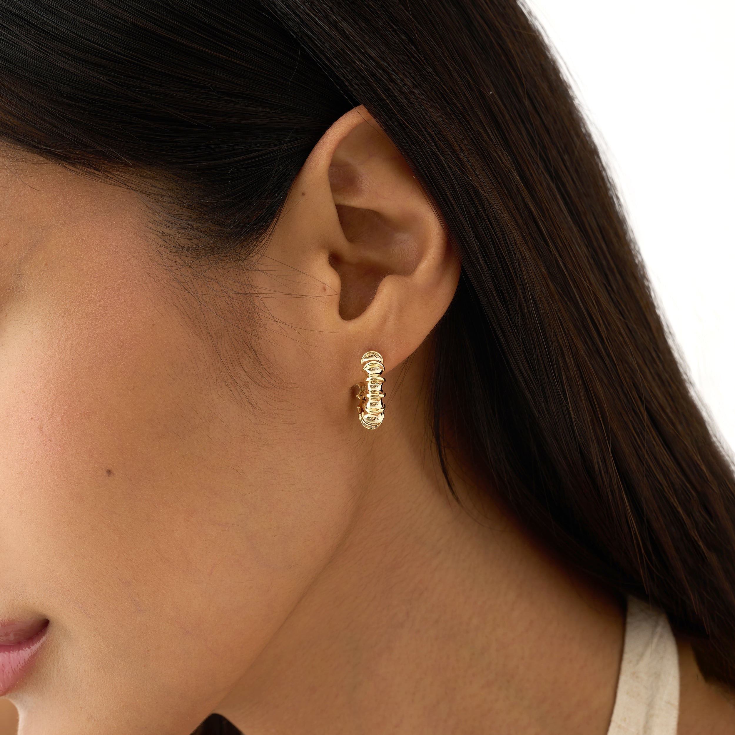 Sculpted Hoop Earrings