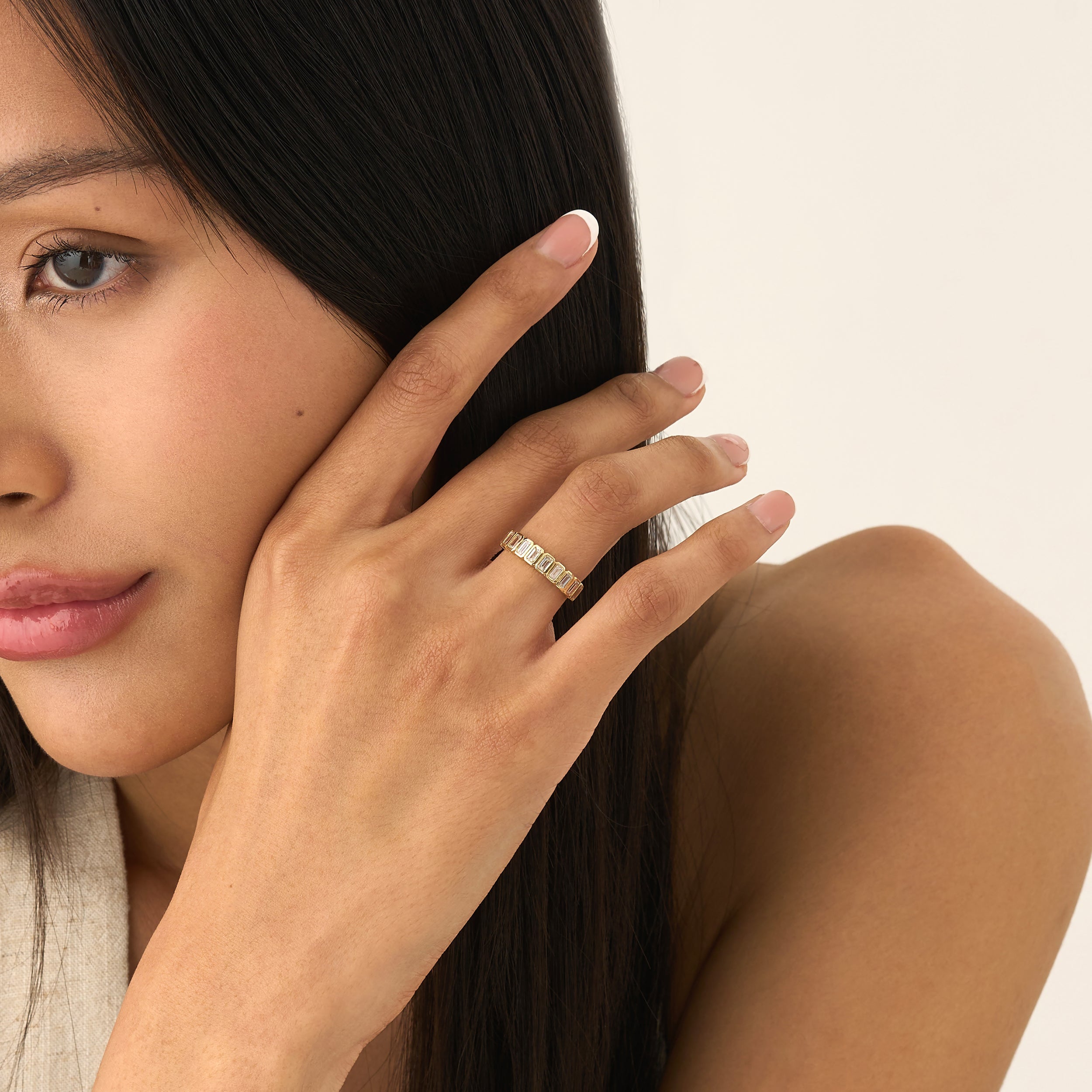 Celestial Octagon Diamond Ring