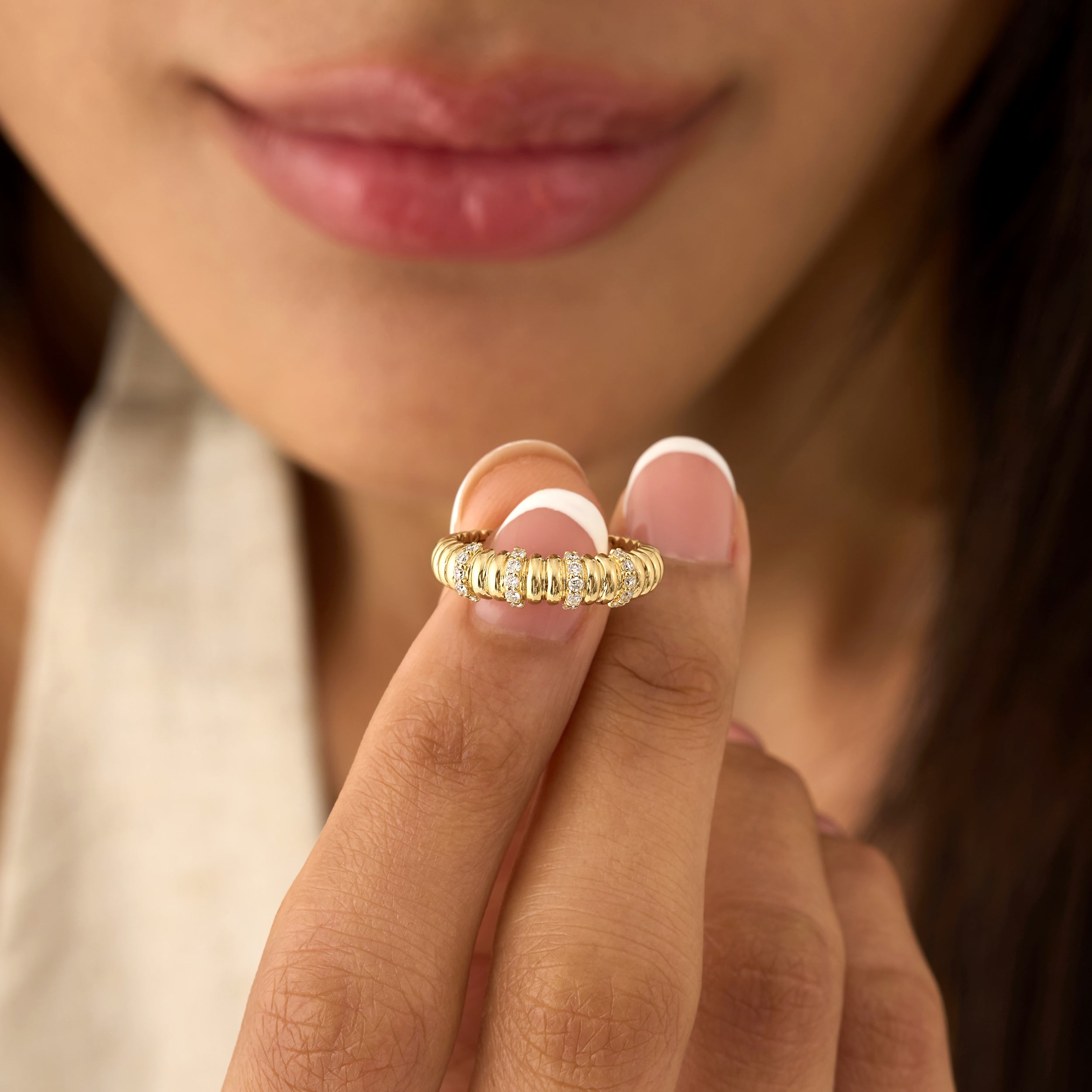 Contour Spark Ring