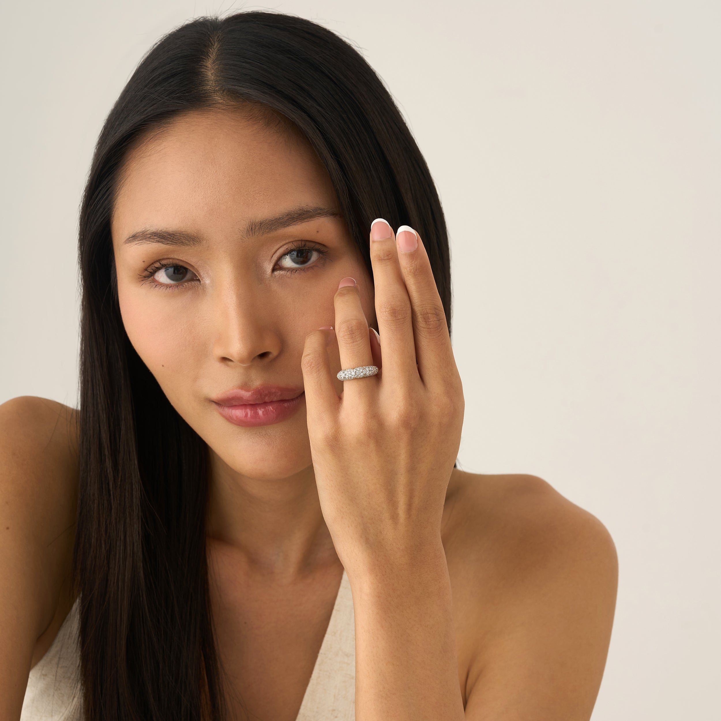 Luxury Dome Diamond Ring