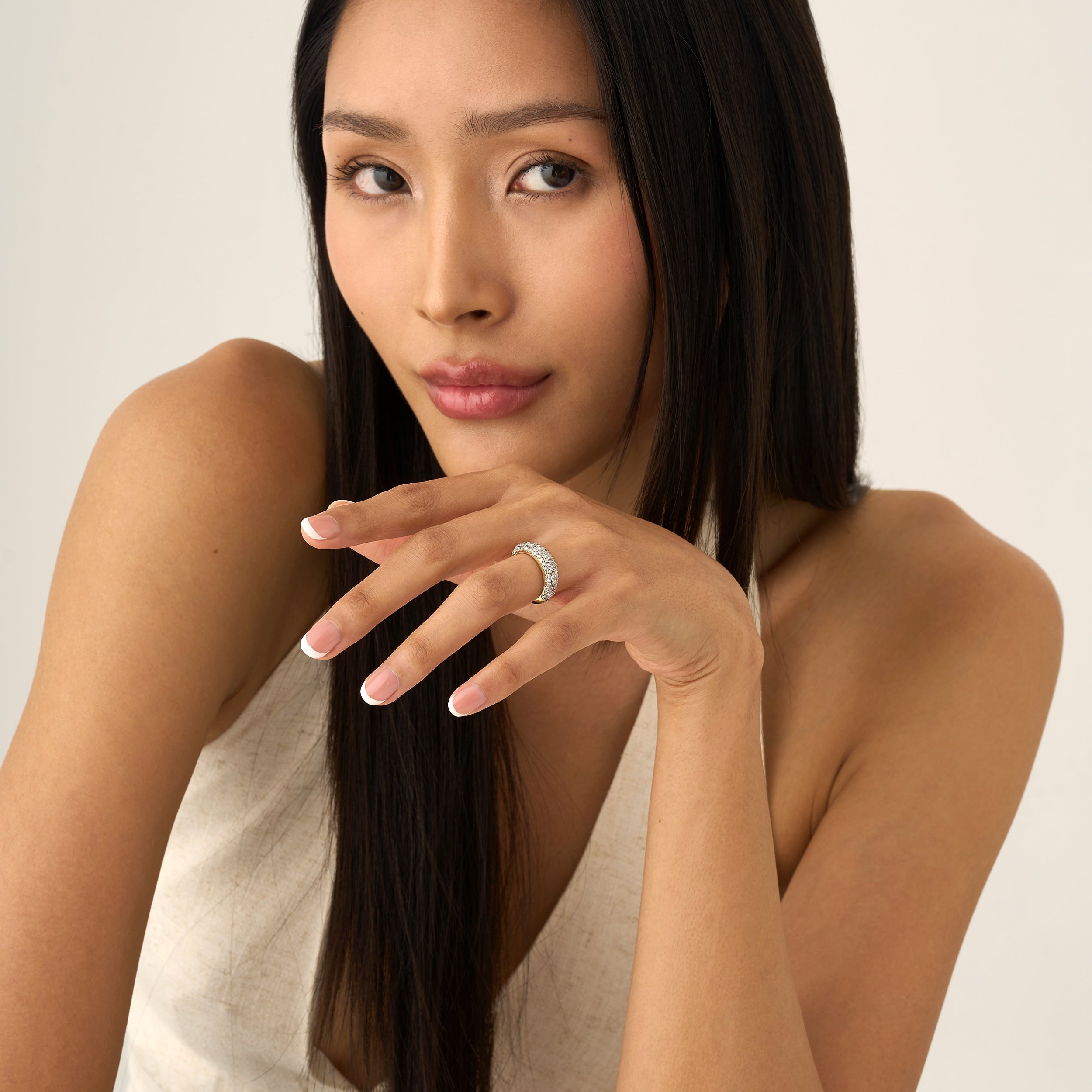 Luxury Dome Diamond Ring