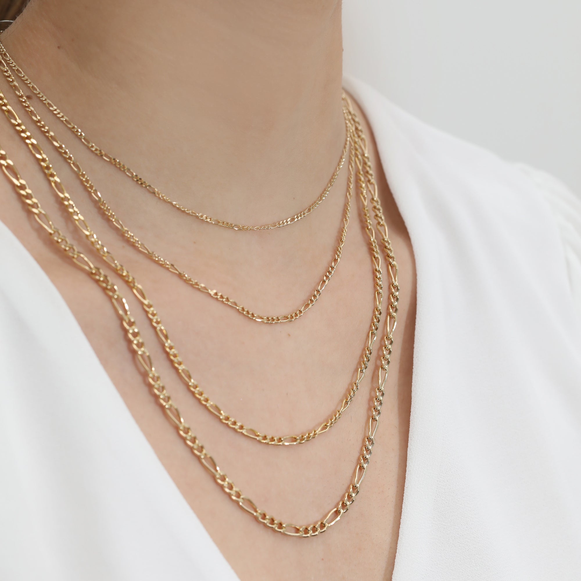 Figaro Linked Elegance Necklace