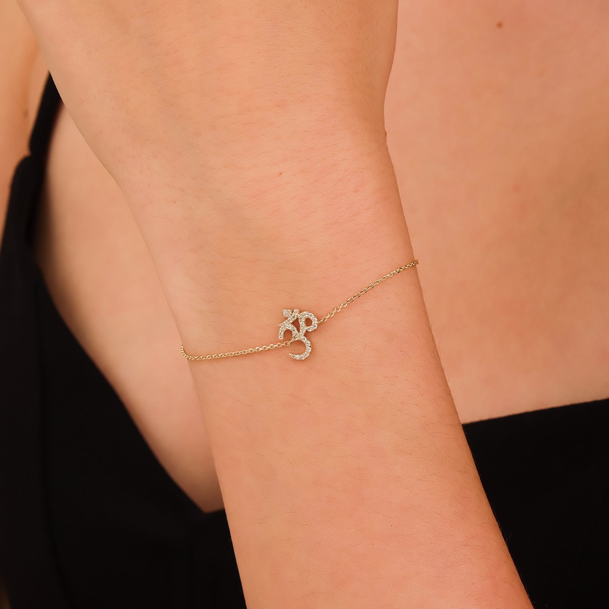 OM Charm Bracelet