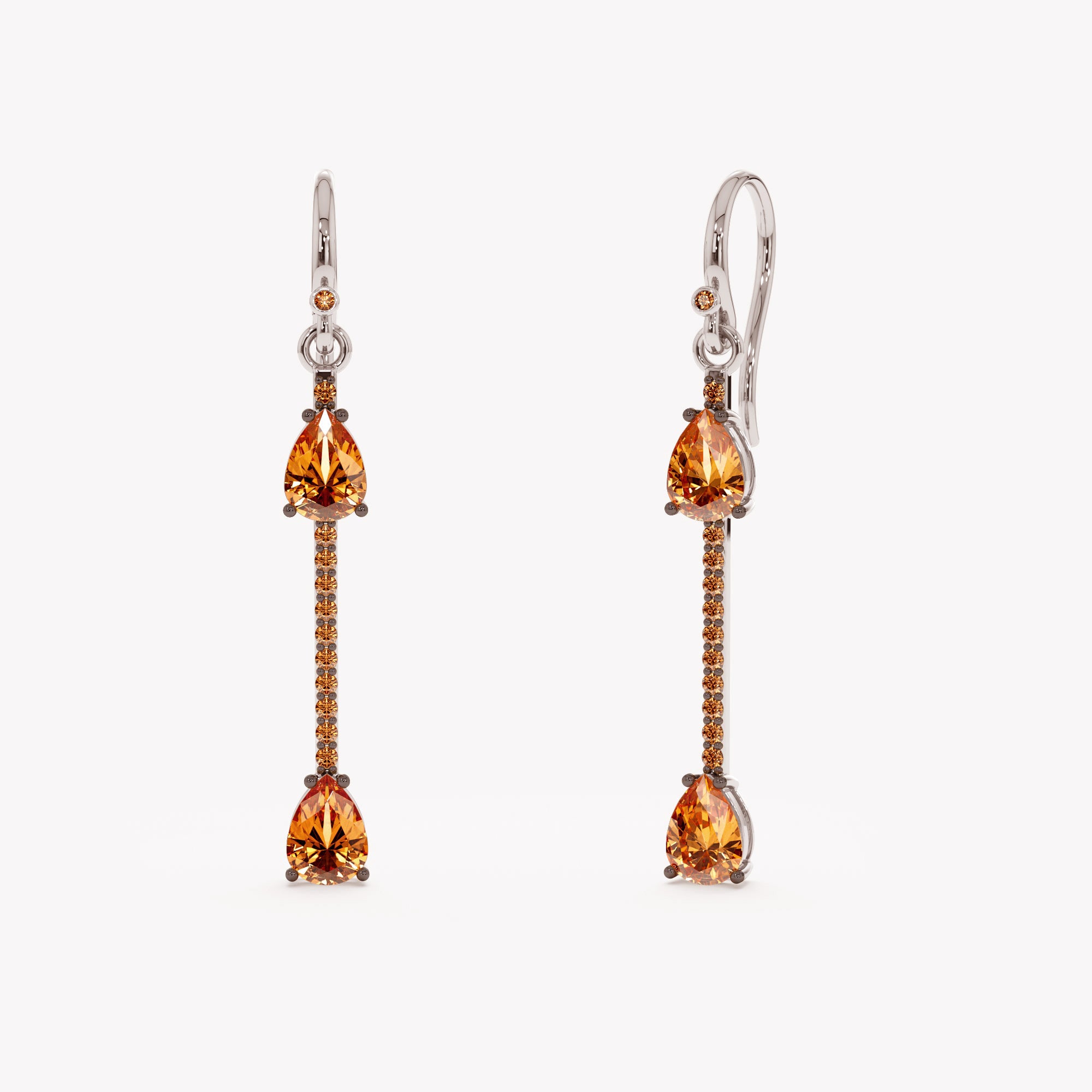 Honey Glow Citrine Drops Earrings
