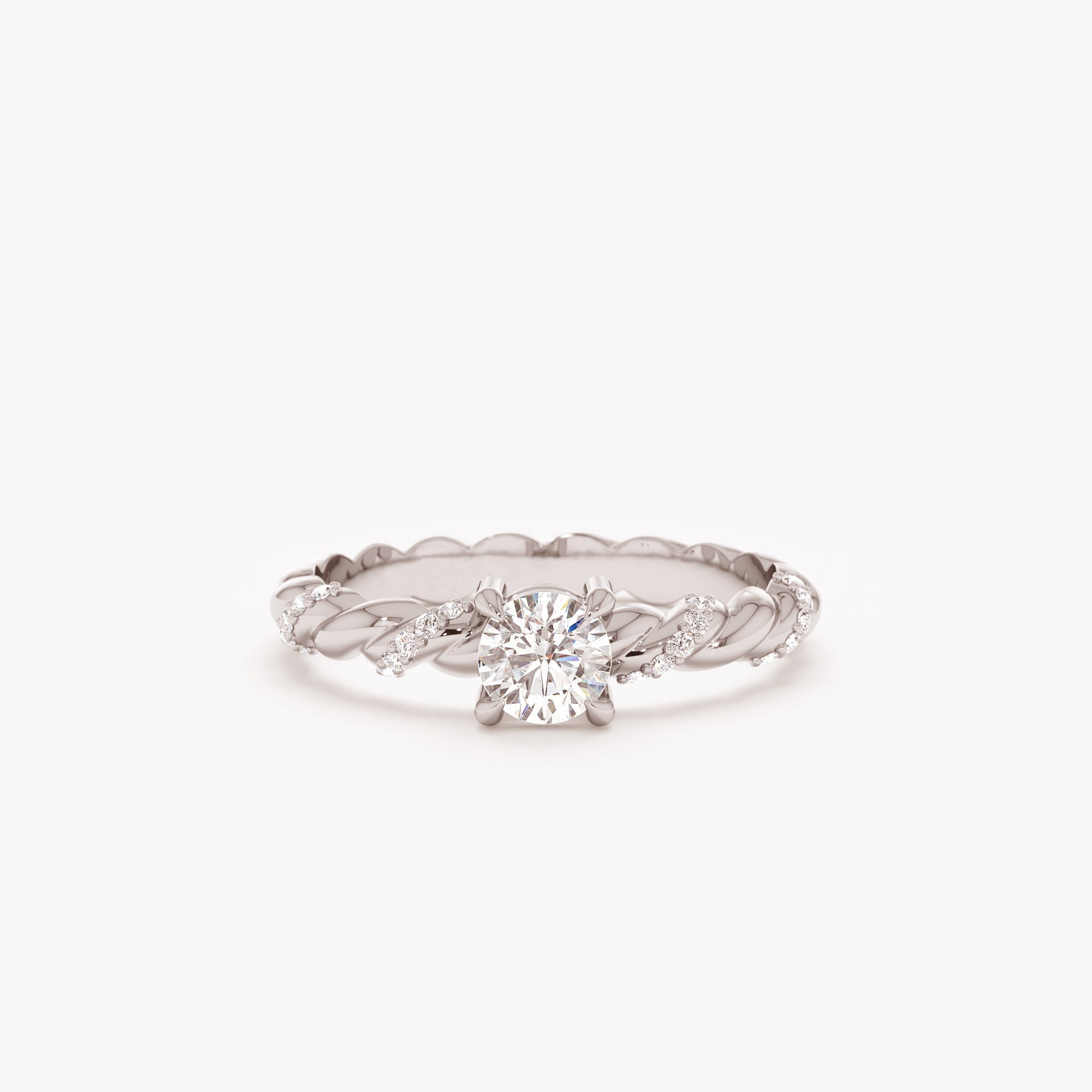 Twirl Diamond Ring