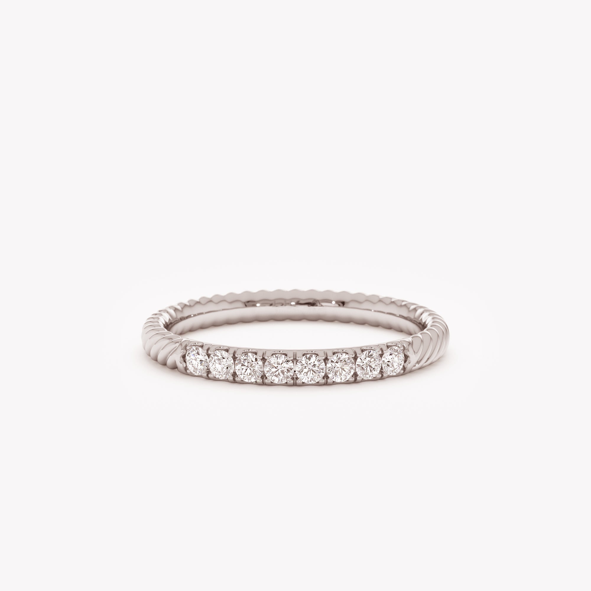 Rope Detail Sparkle Ring