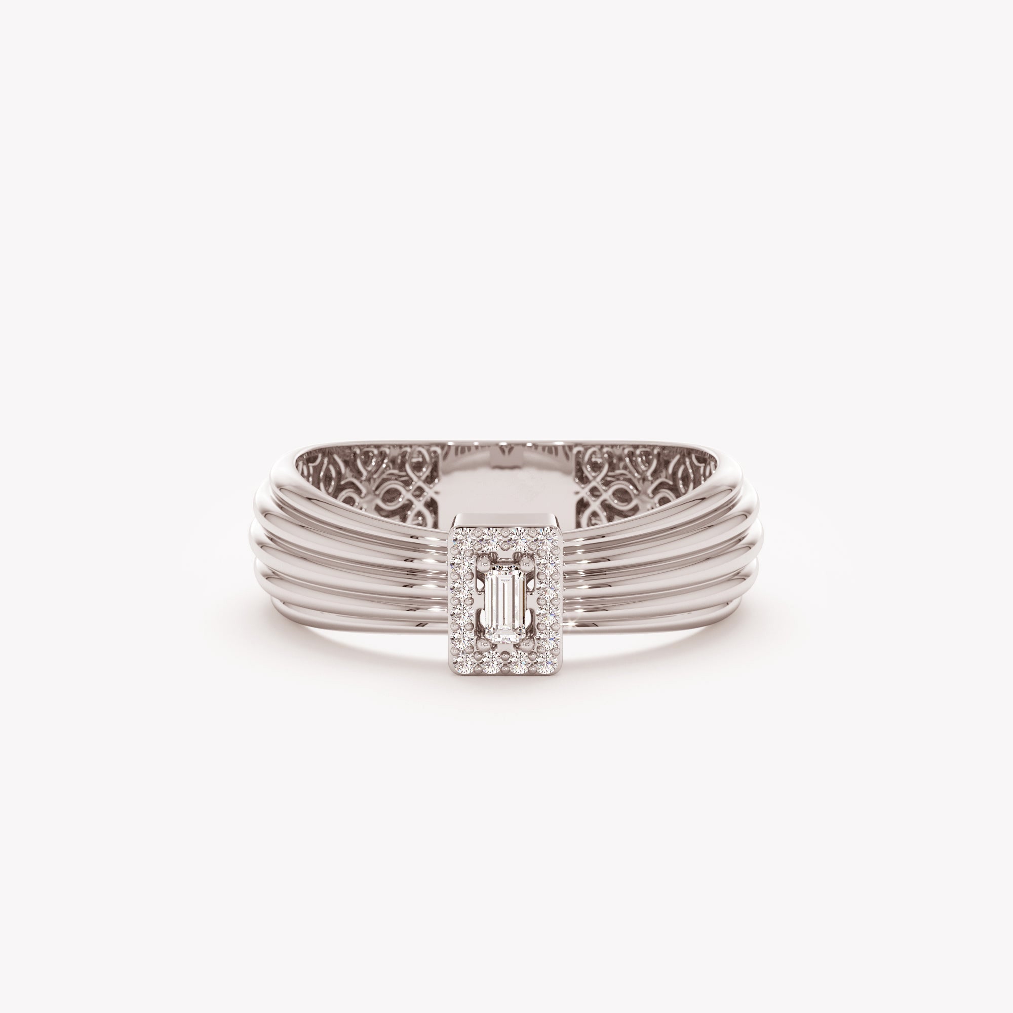 Bowtie Baguette Ring