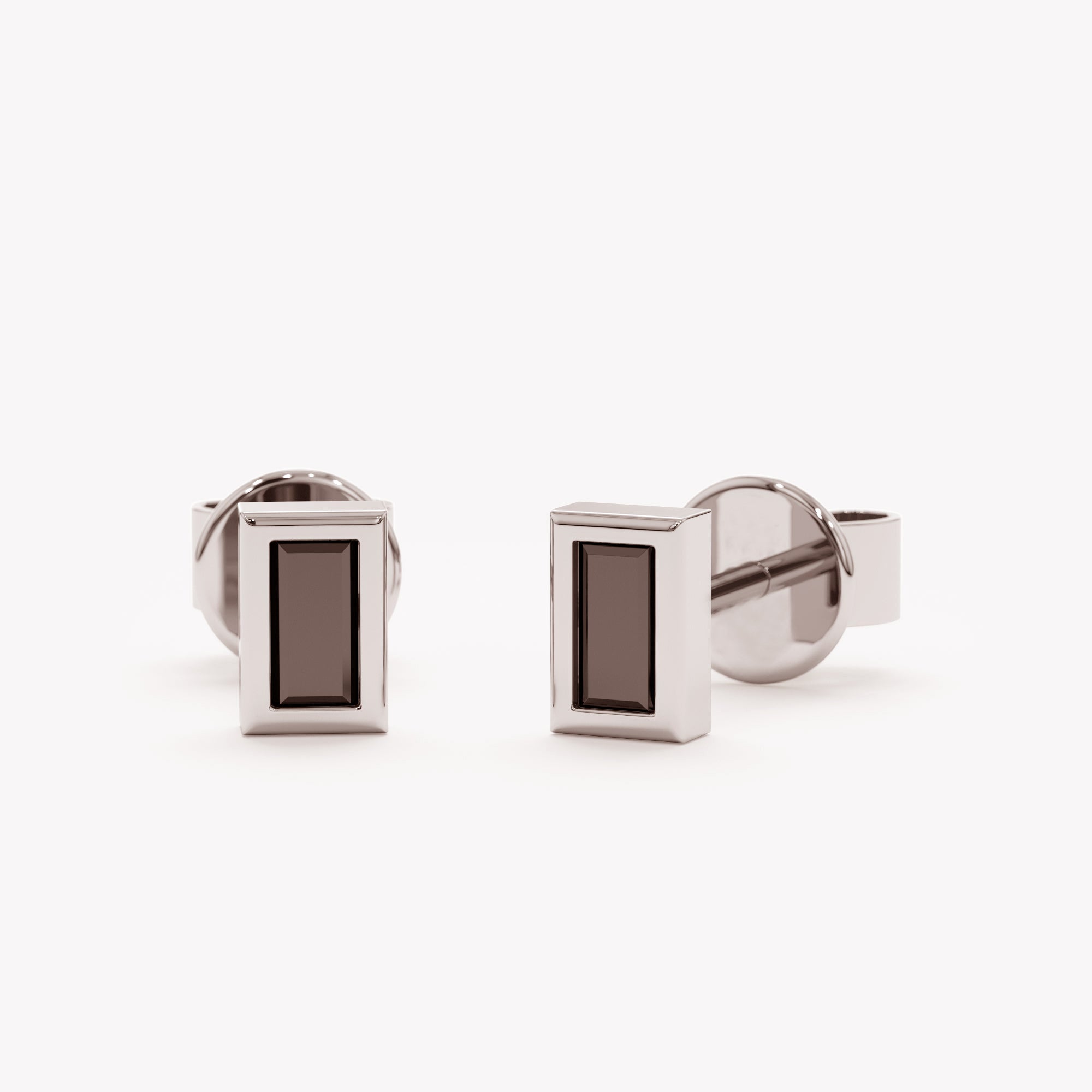 Baguette Dark Elegance Studs