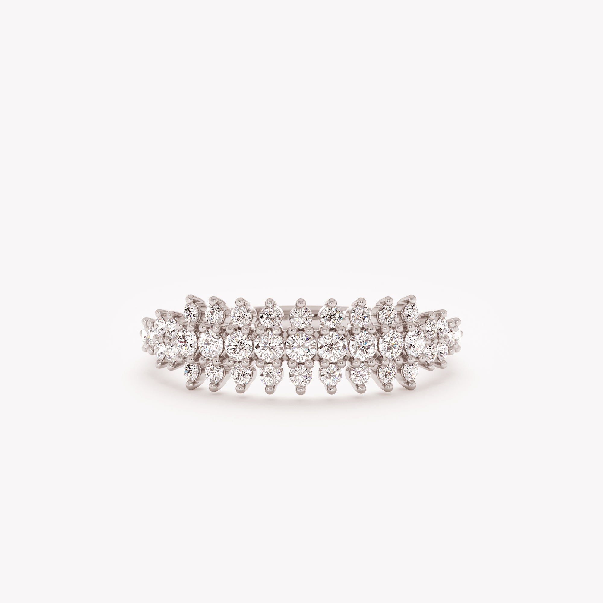 Signature Diamond Cluster Ring