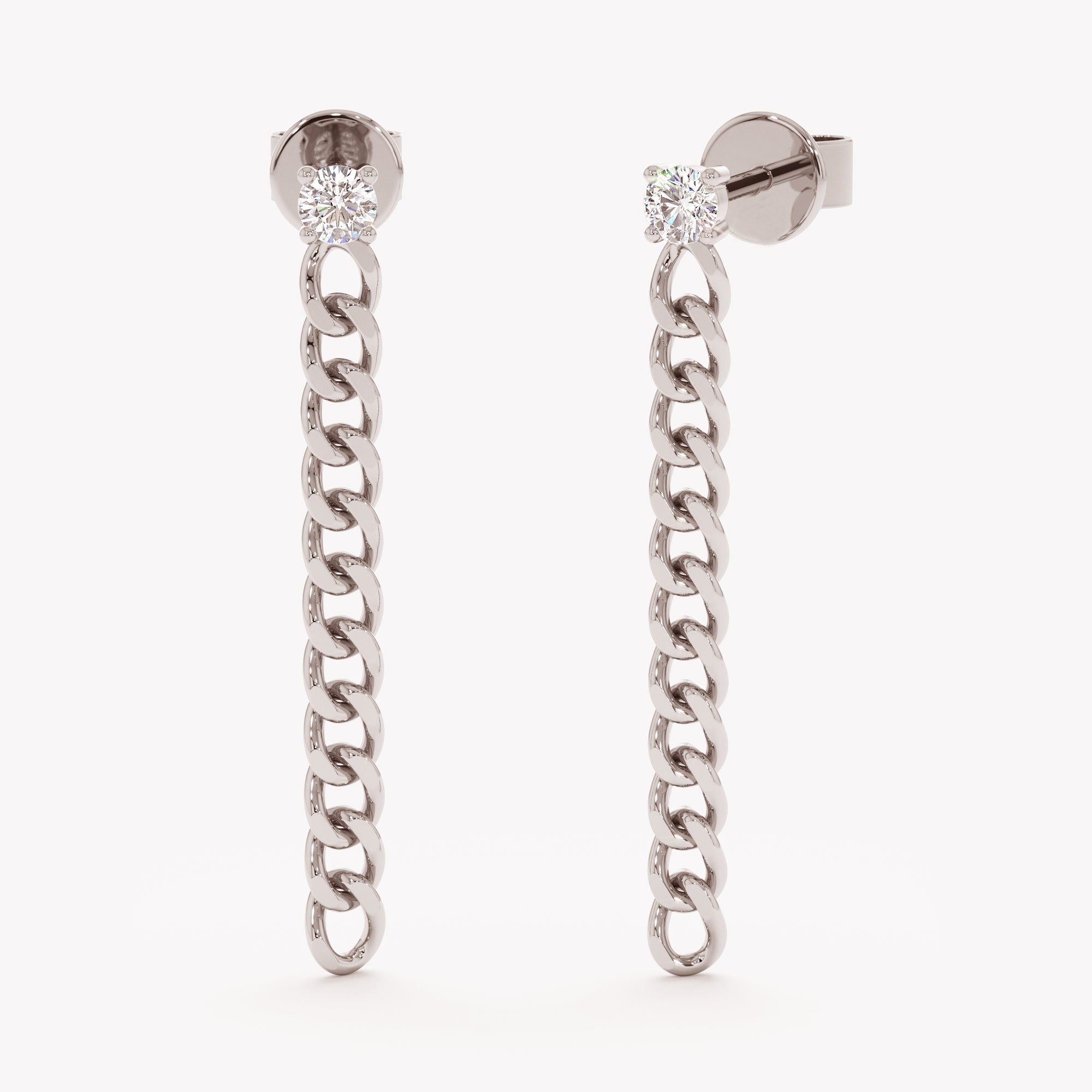 Luxe Link Drop Studs