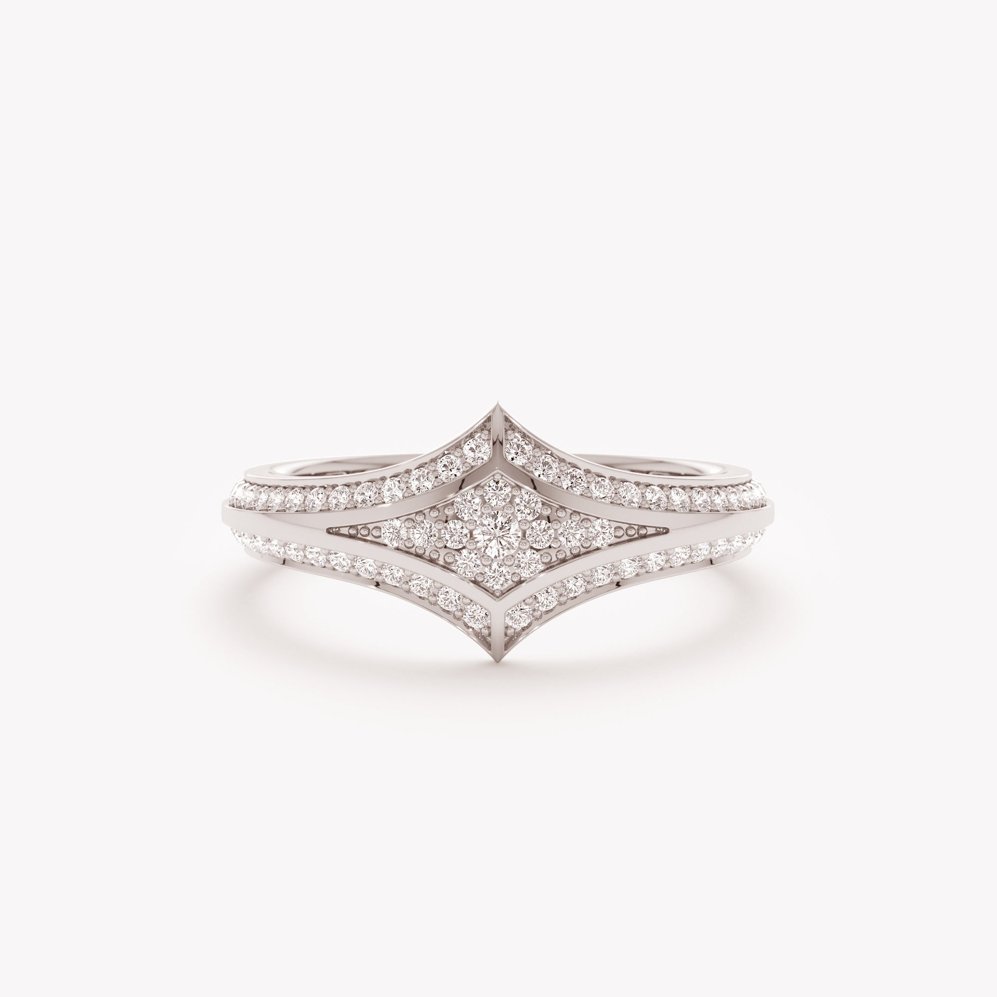 Glimmering Arrowhead Ring