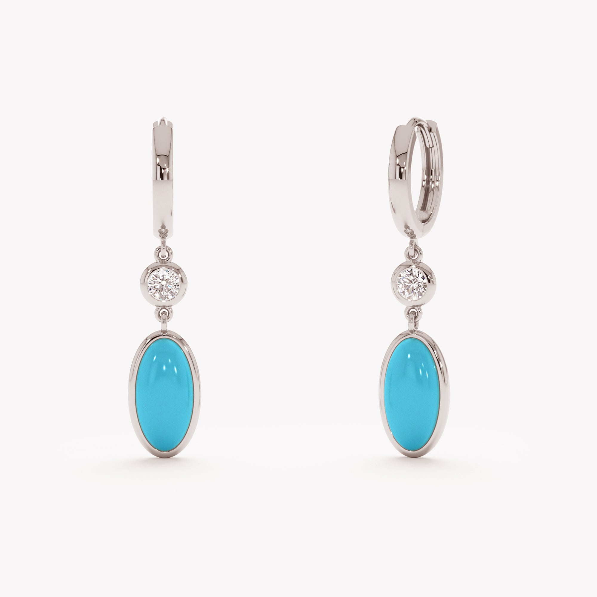 Sky Stone Drop Earrings