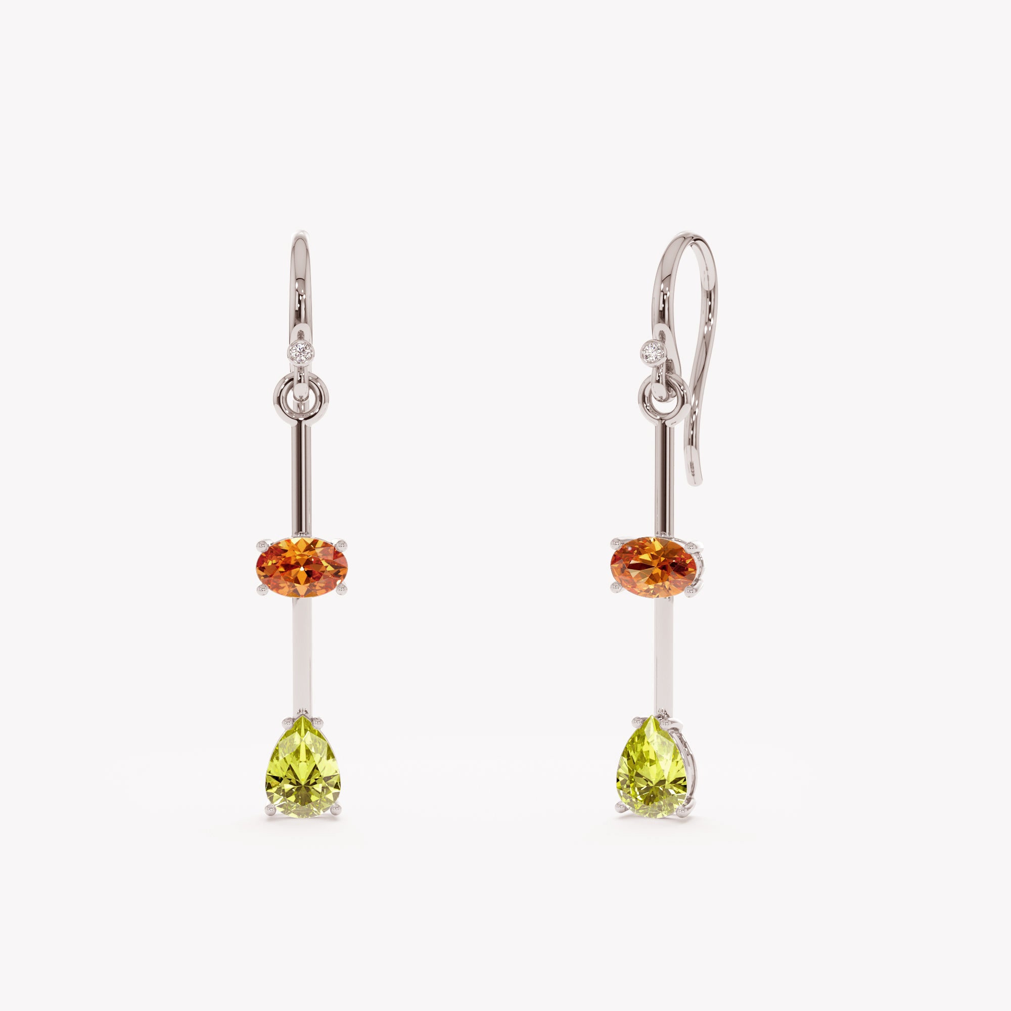 Citrine Peridot Elegance Drops