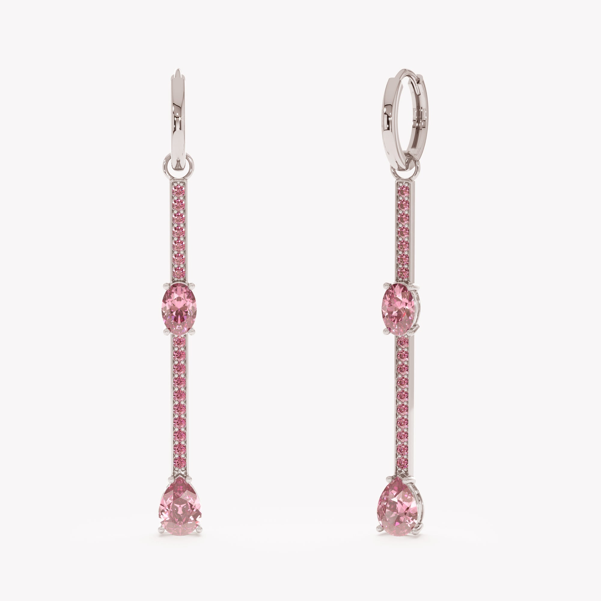 Berry Blush Drop Earrings