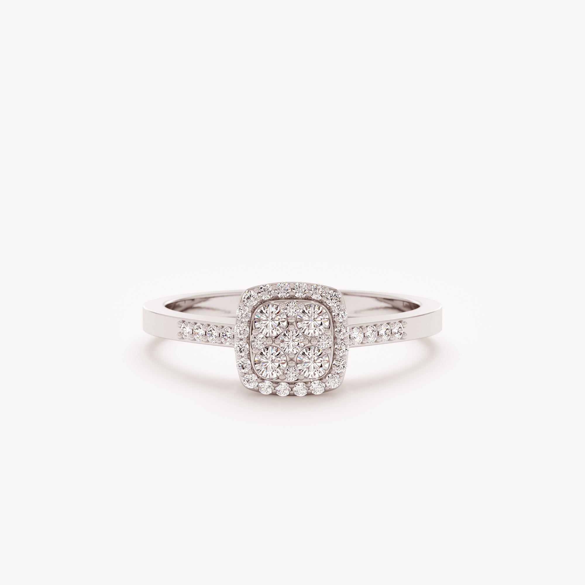 Iconic Round Cushion Diamond Ring