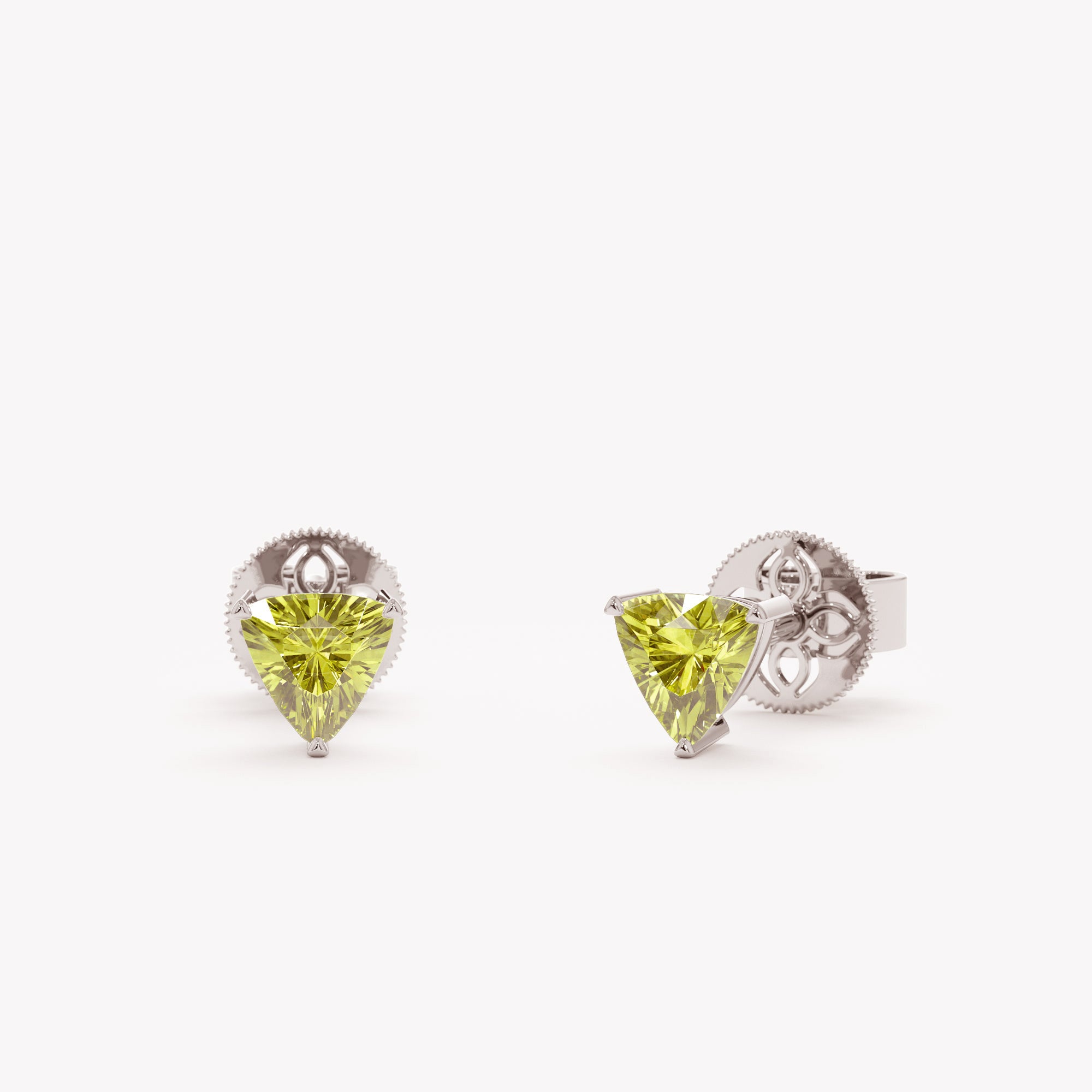 Triangle Dewdrop Earrings