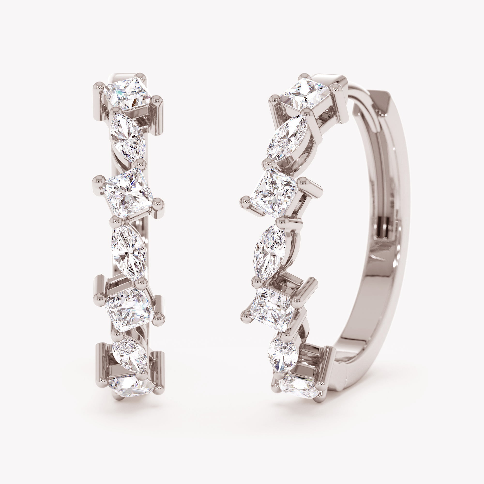 Dazzle Cluster Hoops