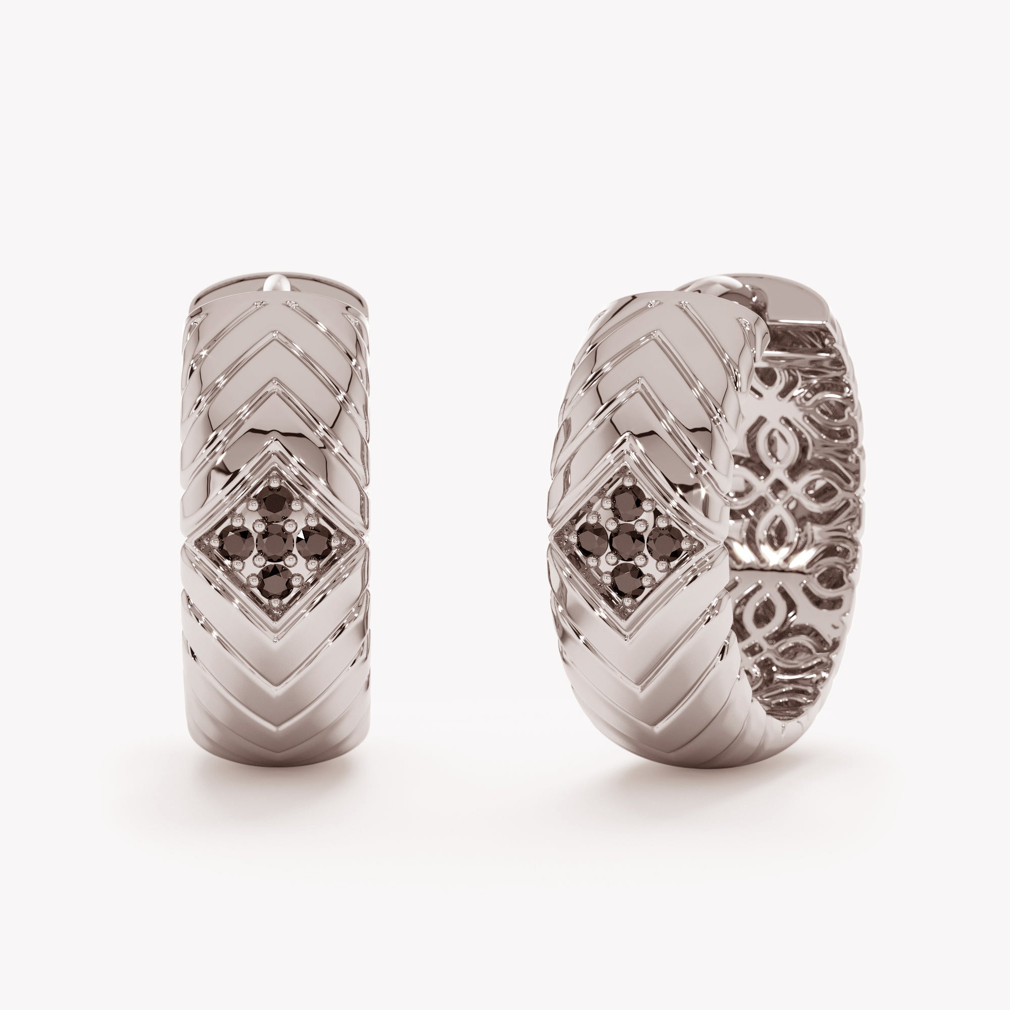 Polished Edge Huggies