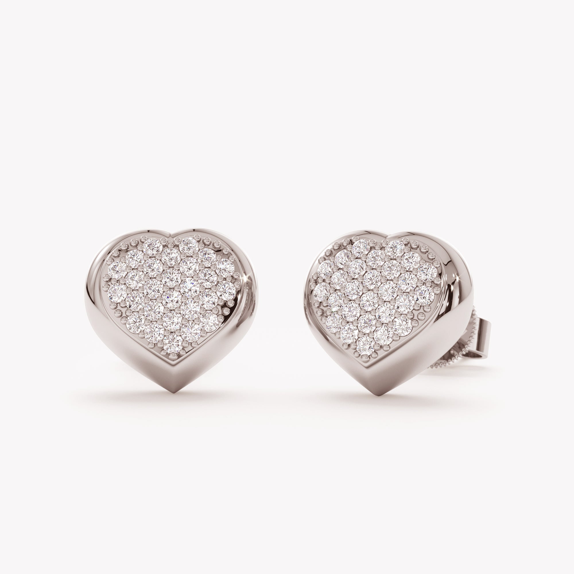 Plump Heart Studs
