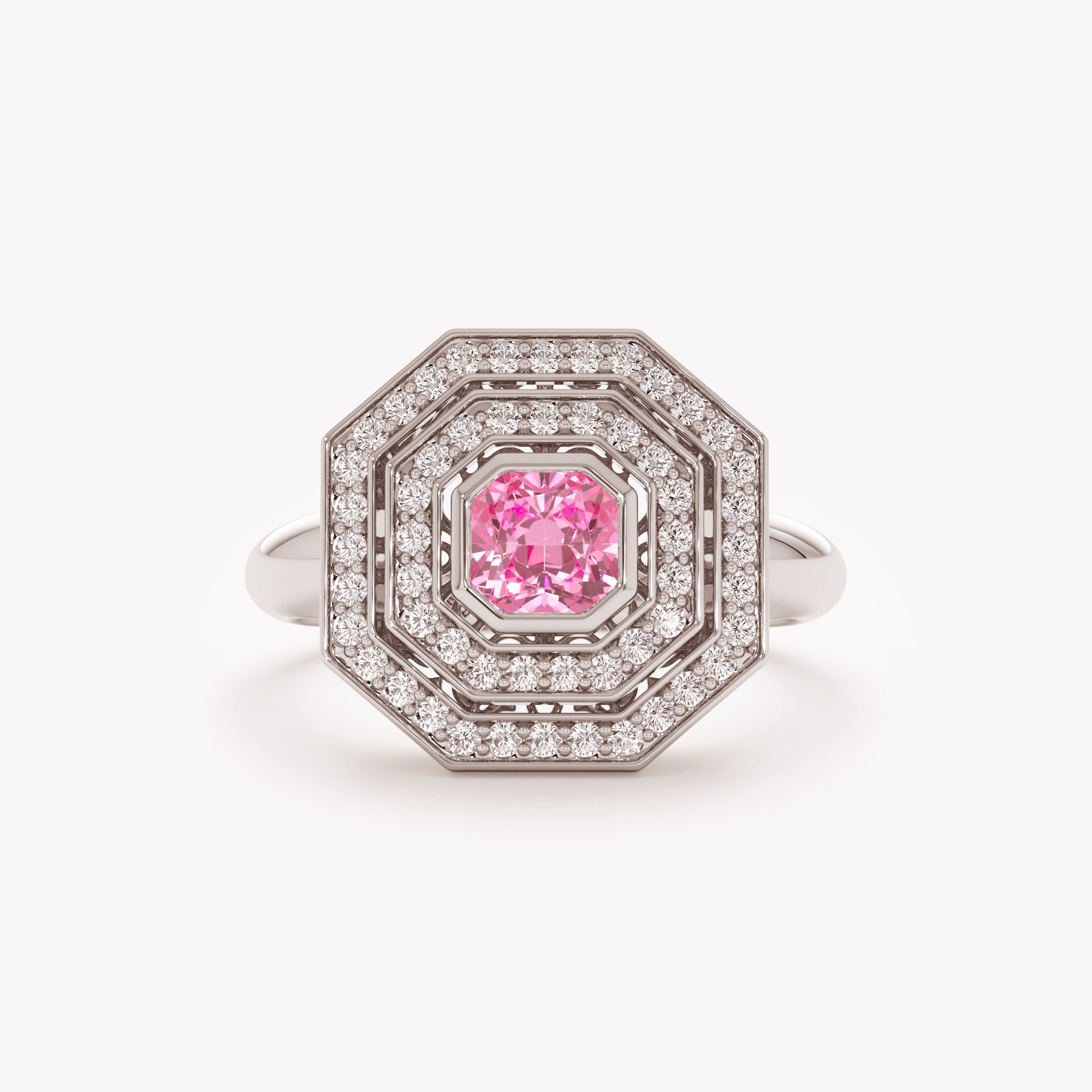 Deco Blossom Pink Ring